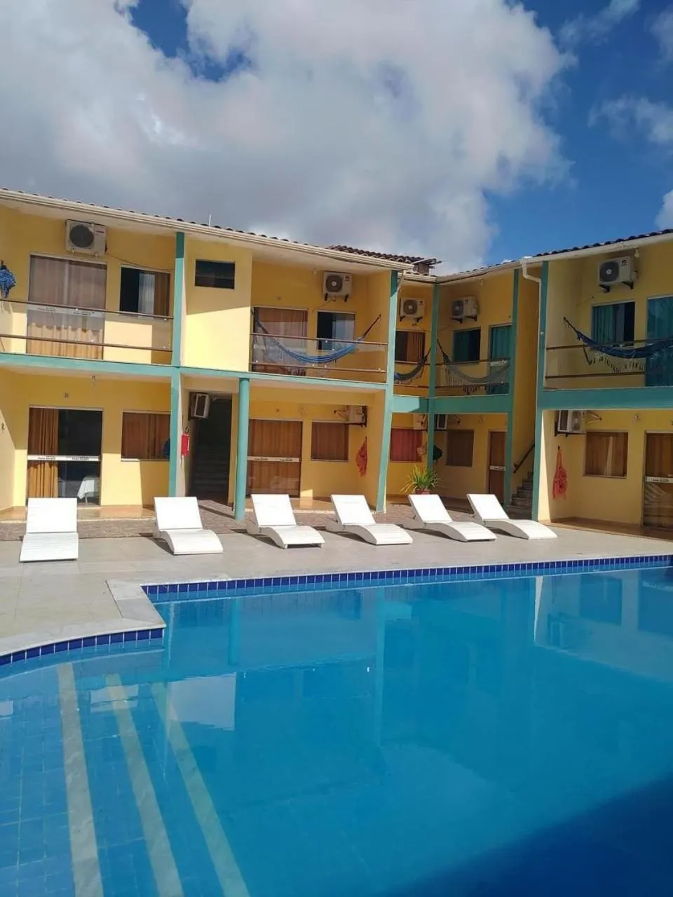 Pool view in Hotel Porto Garden
