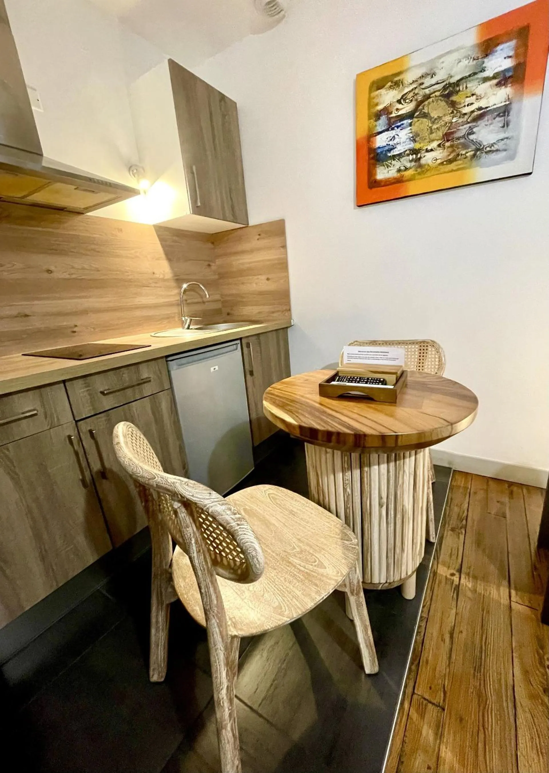 Kitchen or kitchenette in Baionakoa Résidence