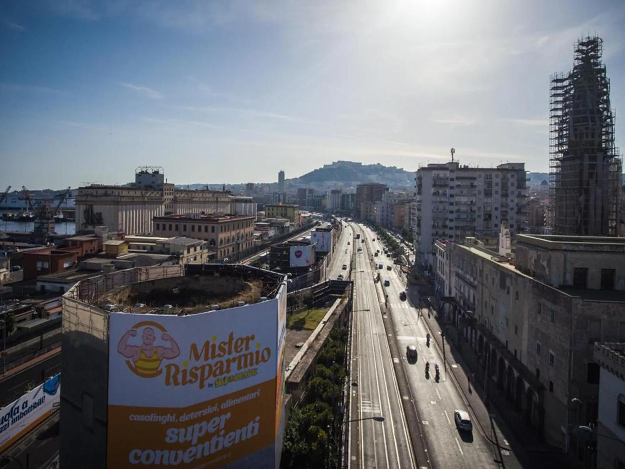 Bird's eye view in Le Torri Aragonesi