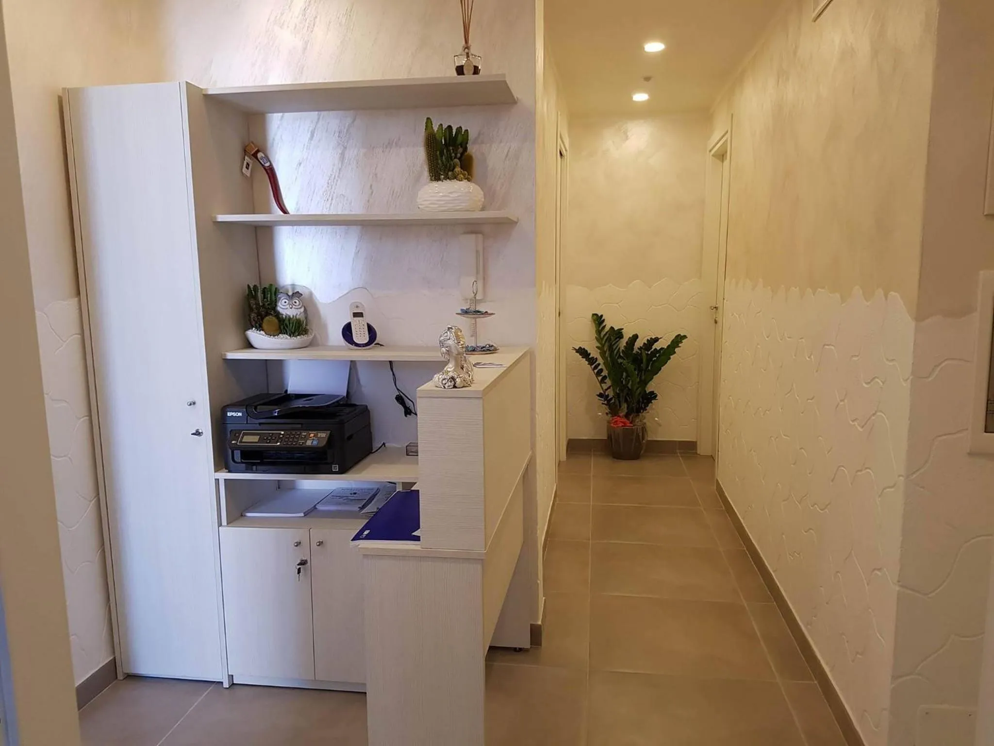 Lobby or reception in Le Torri Aragonesi