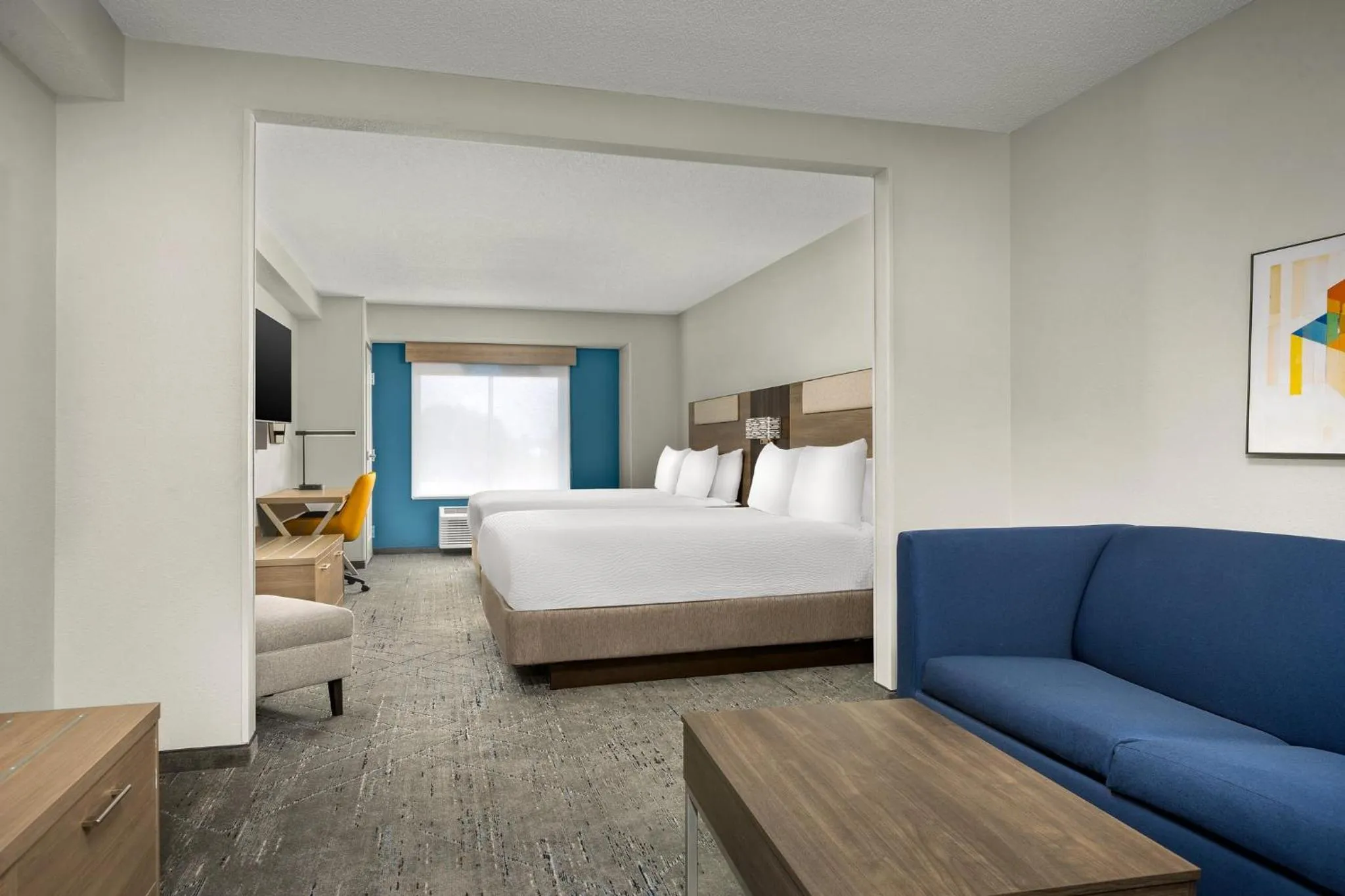 Bedroom, Bed in Holiday Inn Express Hotel & Suites Greensboro - Airport Area by IHG