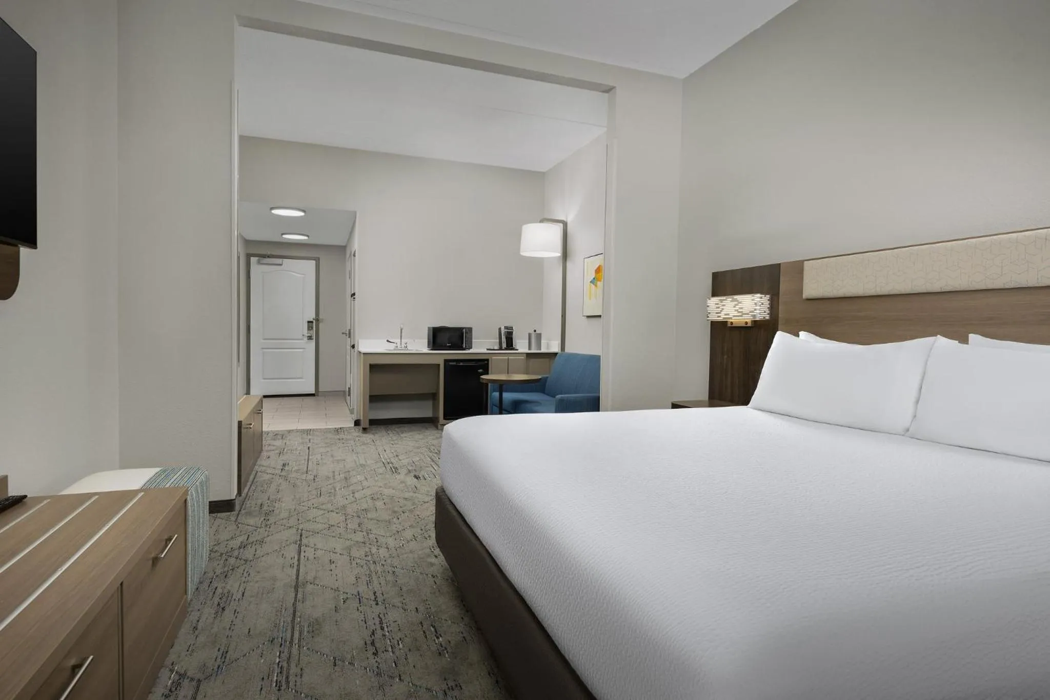 Bedroom, Bed in Holiday Inn Express Hotel & Suites Greensboro - Airport Area by IHG
