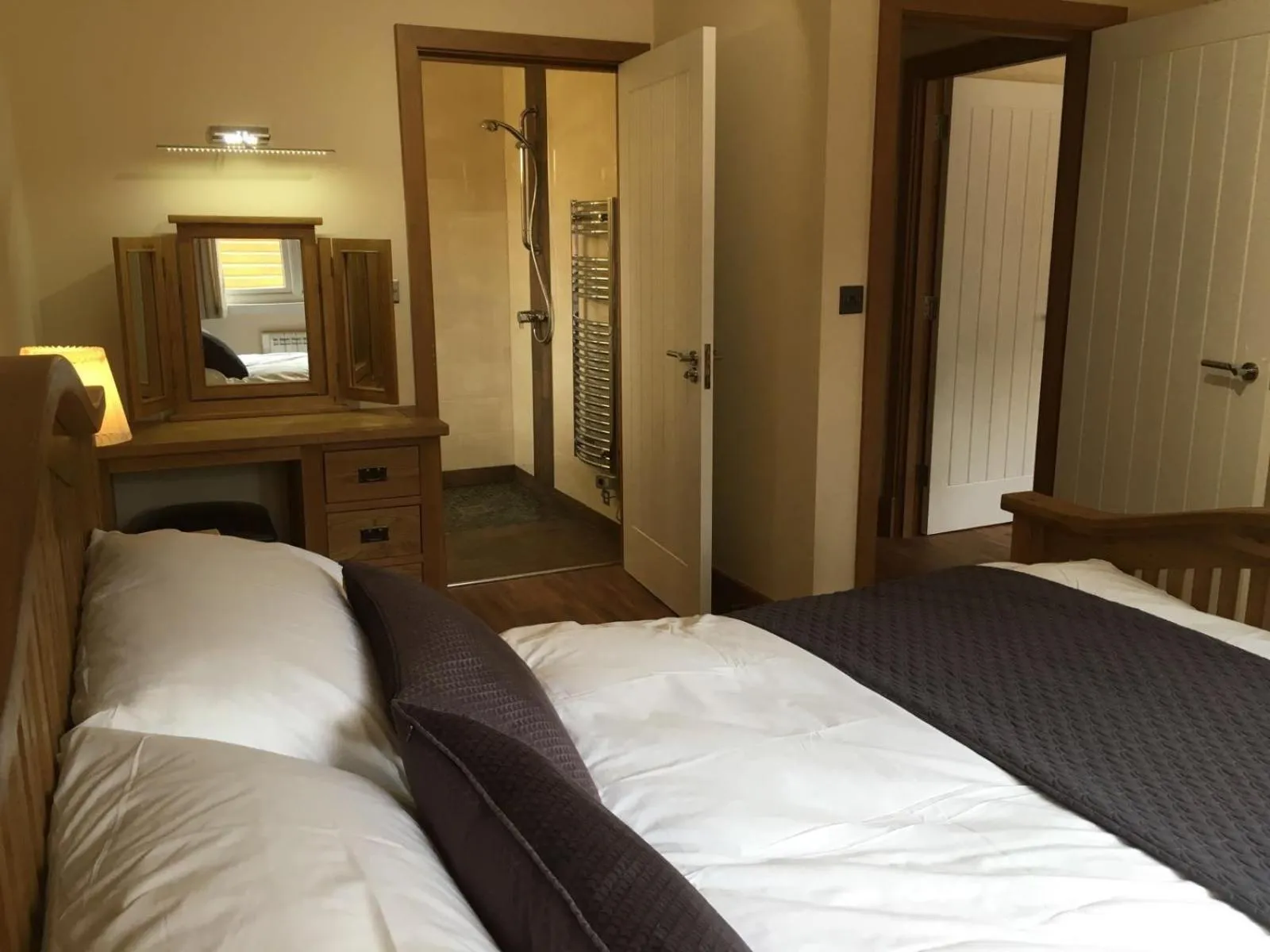 Bed in Shellow Lane Lodges