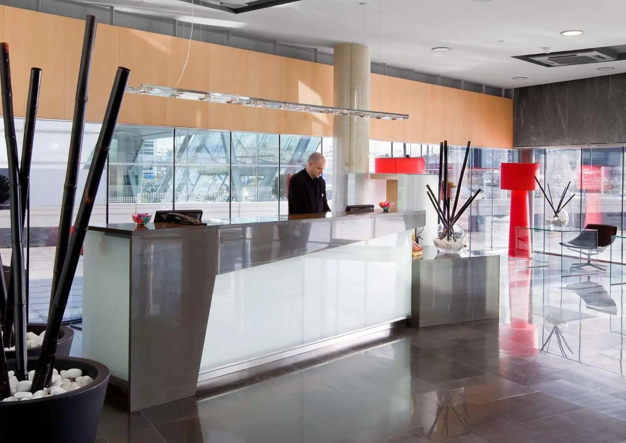 Lobby or reception in NH Madrid Las Tablas Lobby or reception in NH Madrid Las Tablas