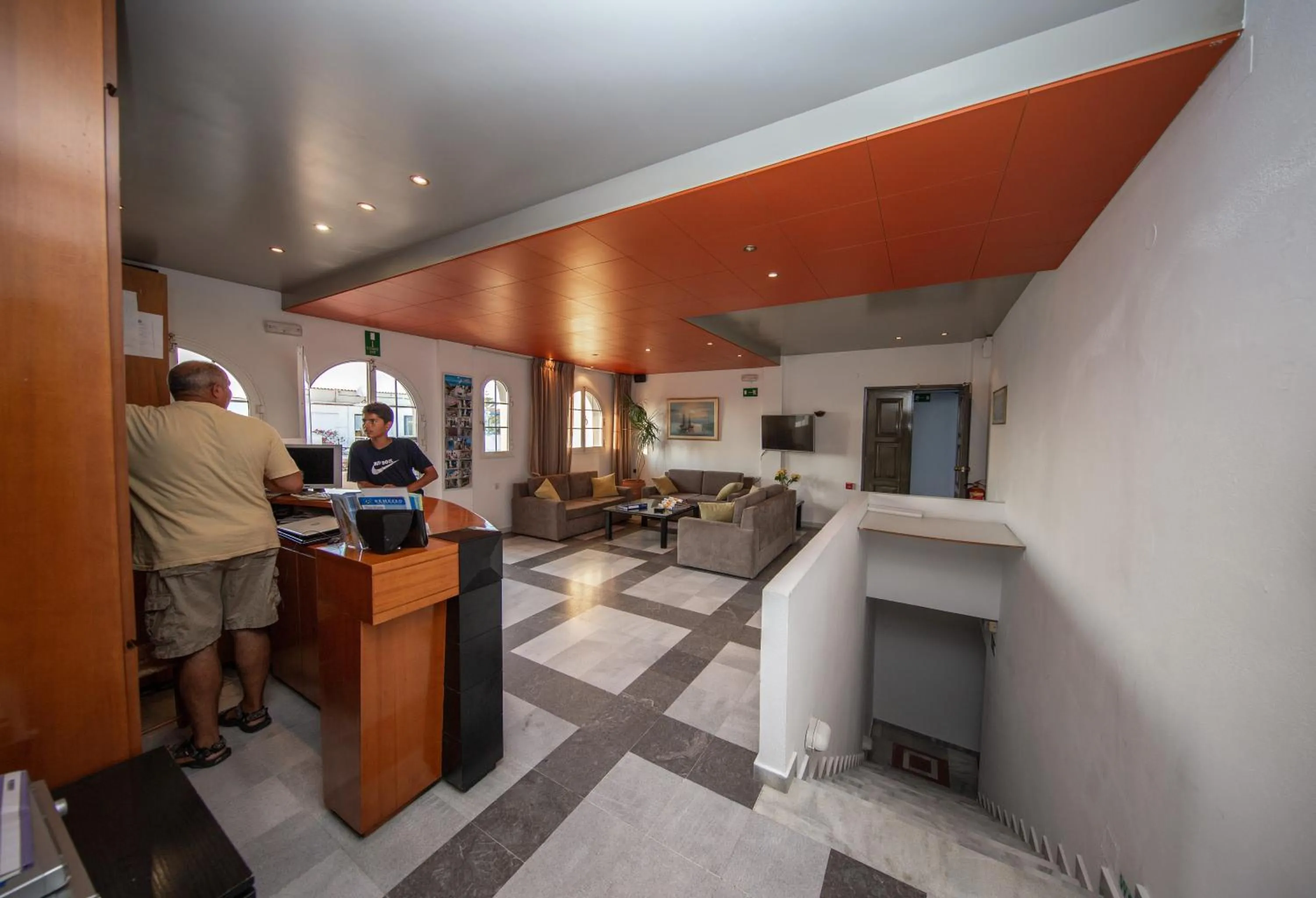 Lobby or reception in Manias Hotel Apartments