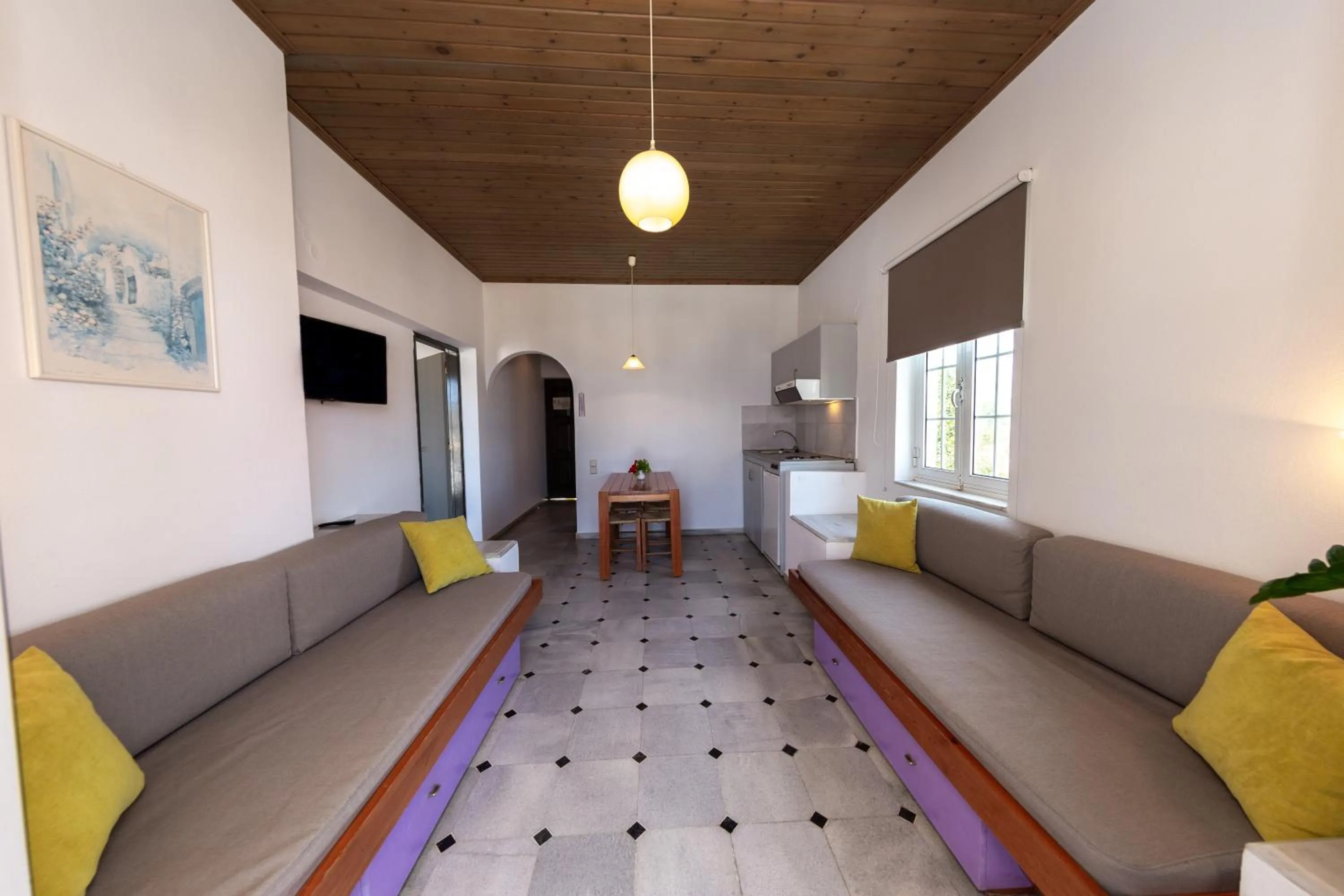 Living room in Manias Hotel Apartments