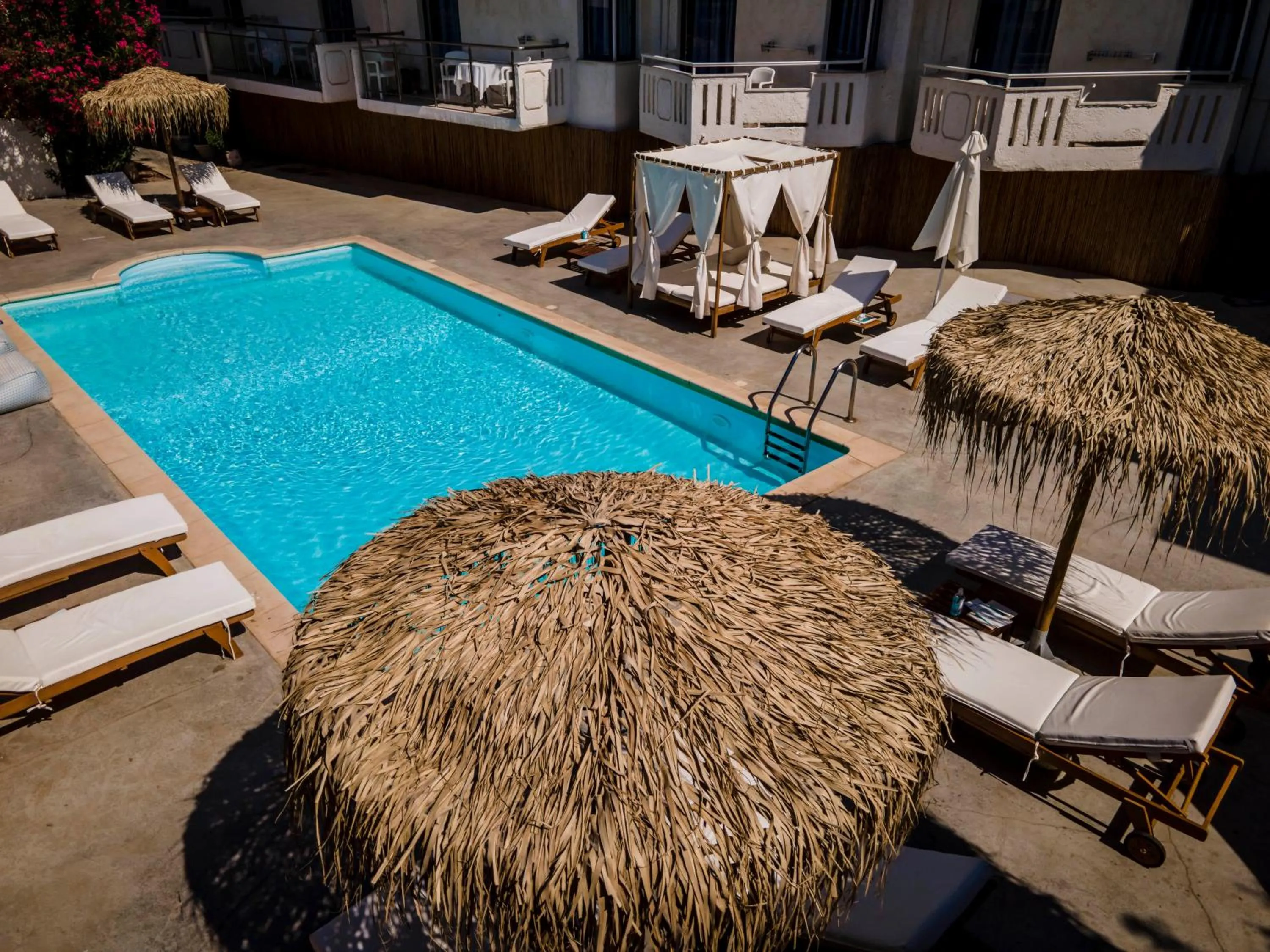 Swimming pool in Manias Hotel Apartments