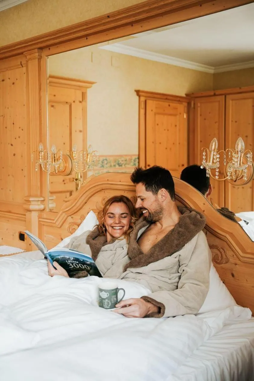 Bed in Pension Panorama