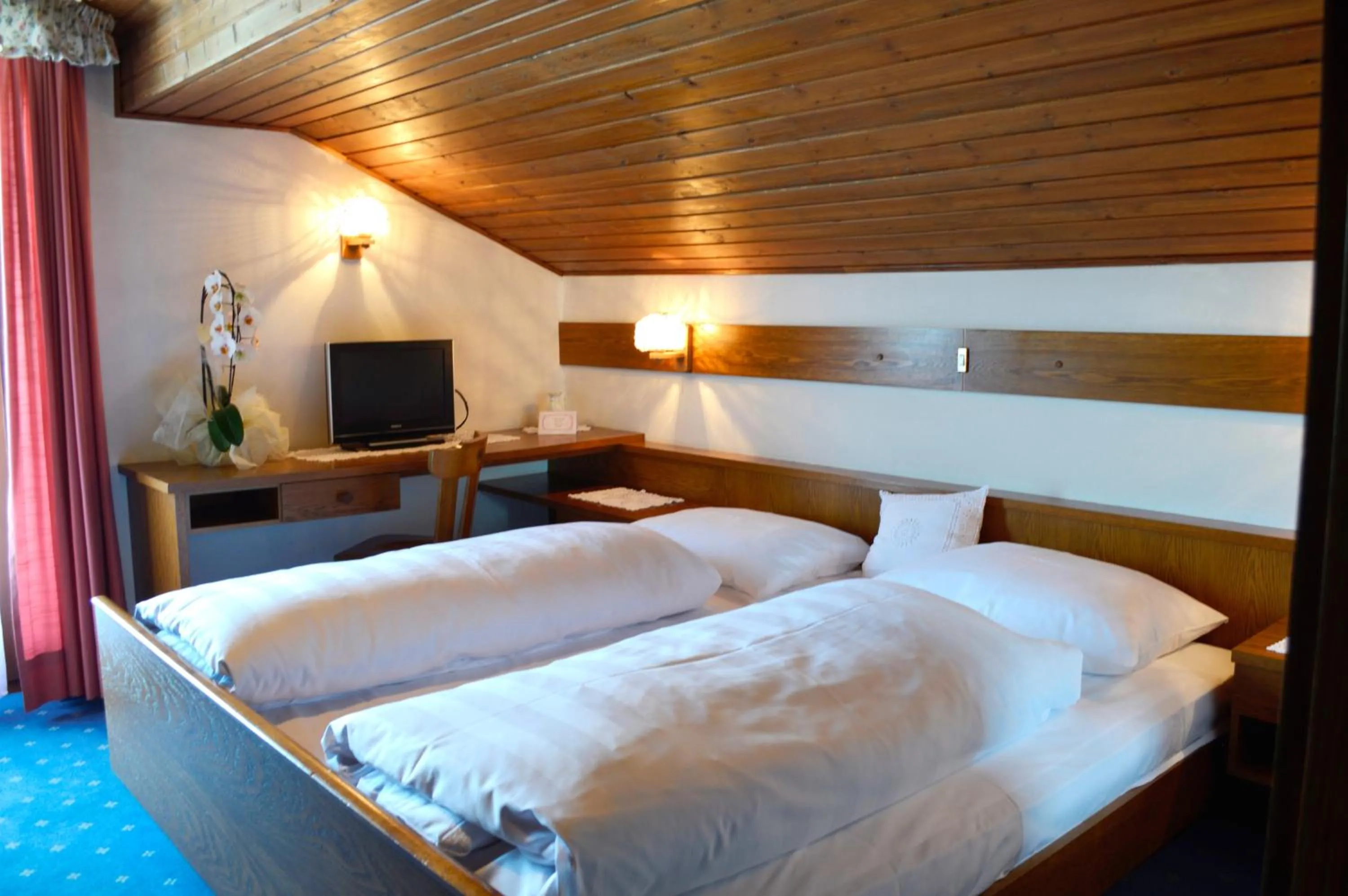 Bedroom, Bed in Pension Panorama