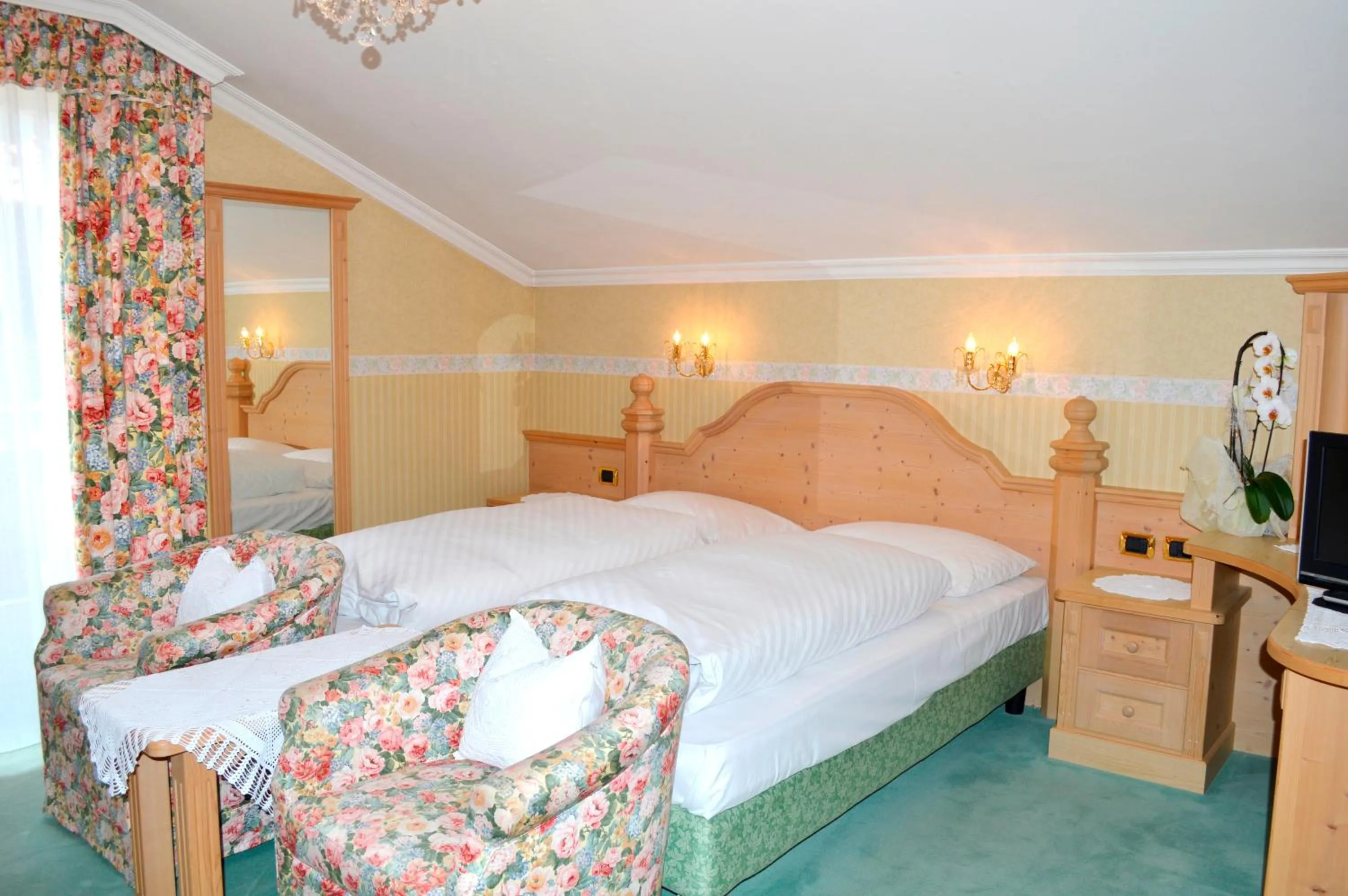 Bedroom, Bed in Pension Panorama