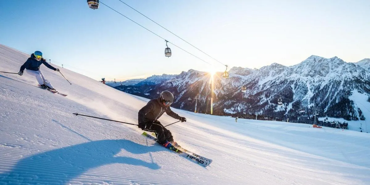 Skiing in Pension Panorama