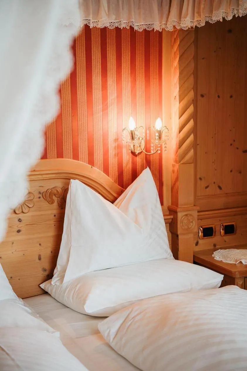 Bedroom, Bed in Pension Panorama