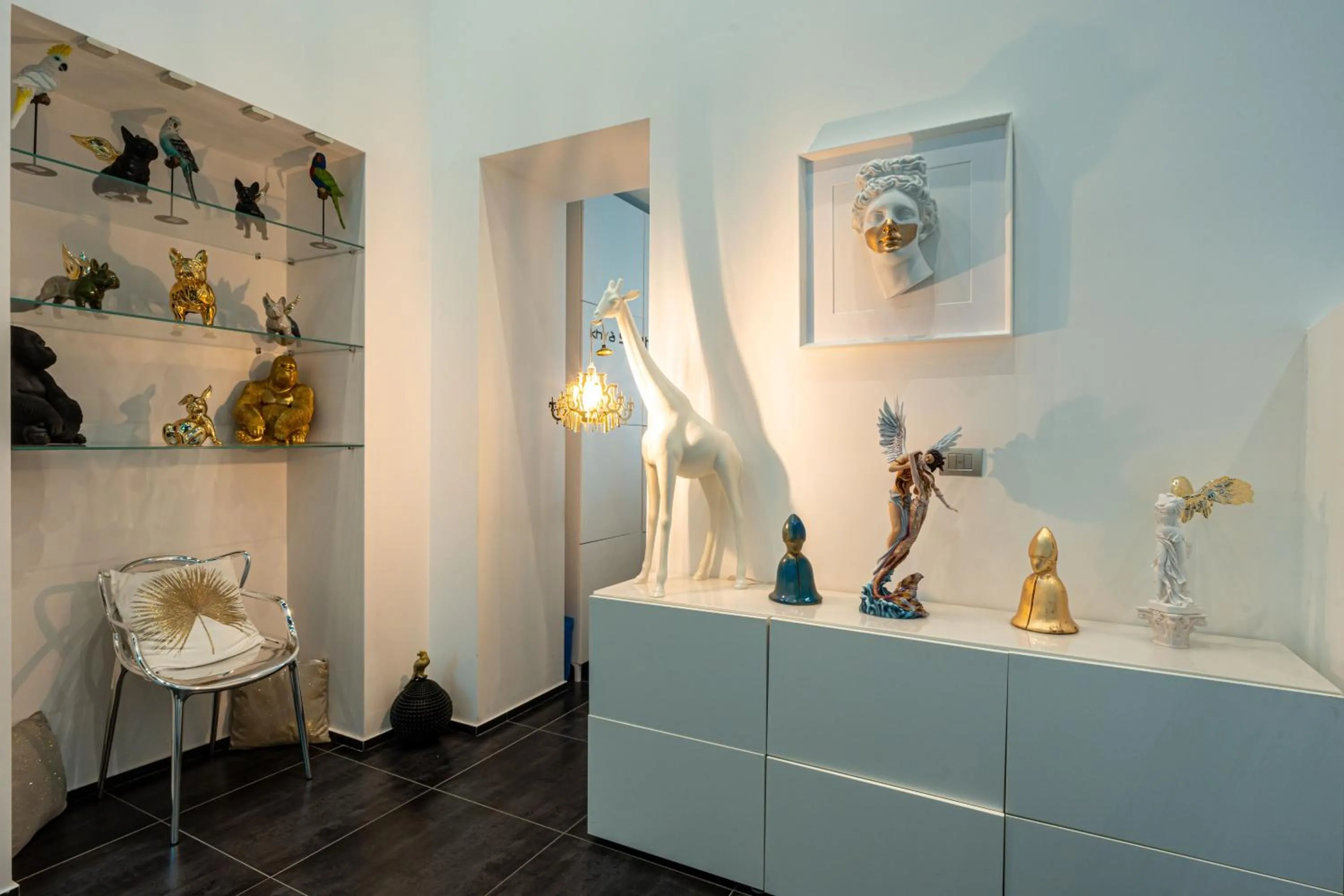 Decorative detail in Skyhouse Chiaia