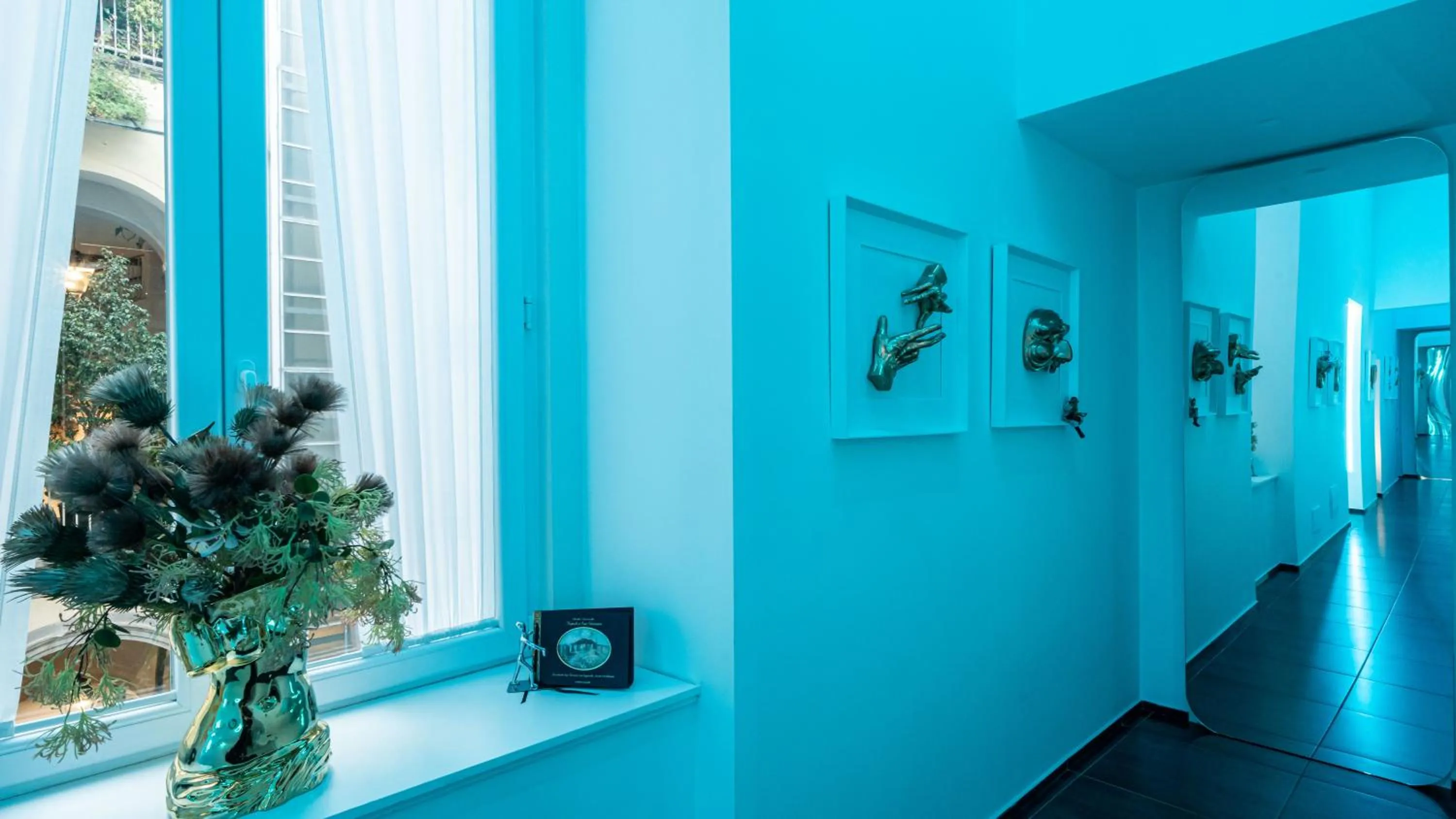 Decorative detail in Skyhouse Chiaia