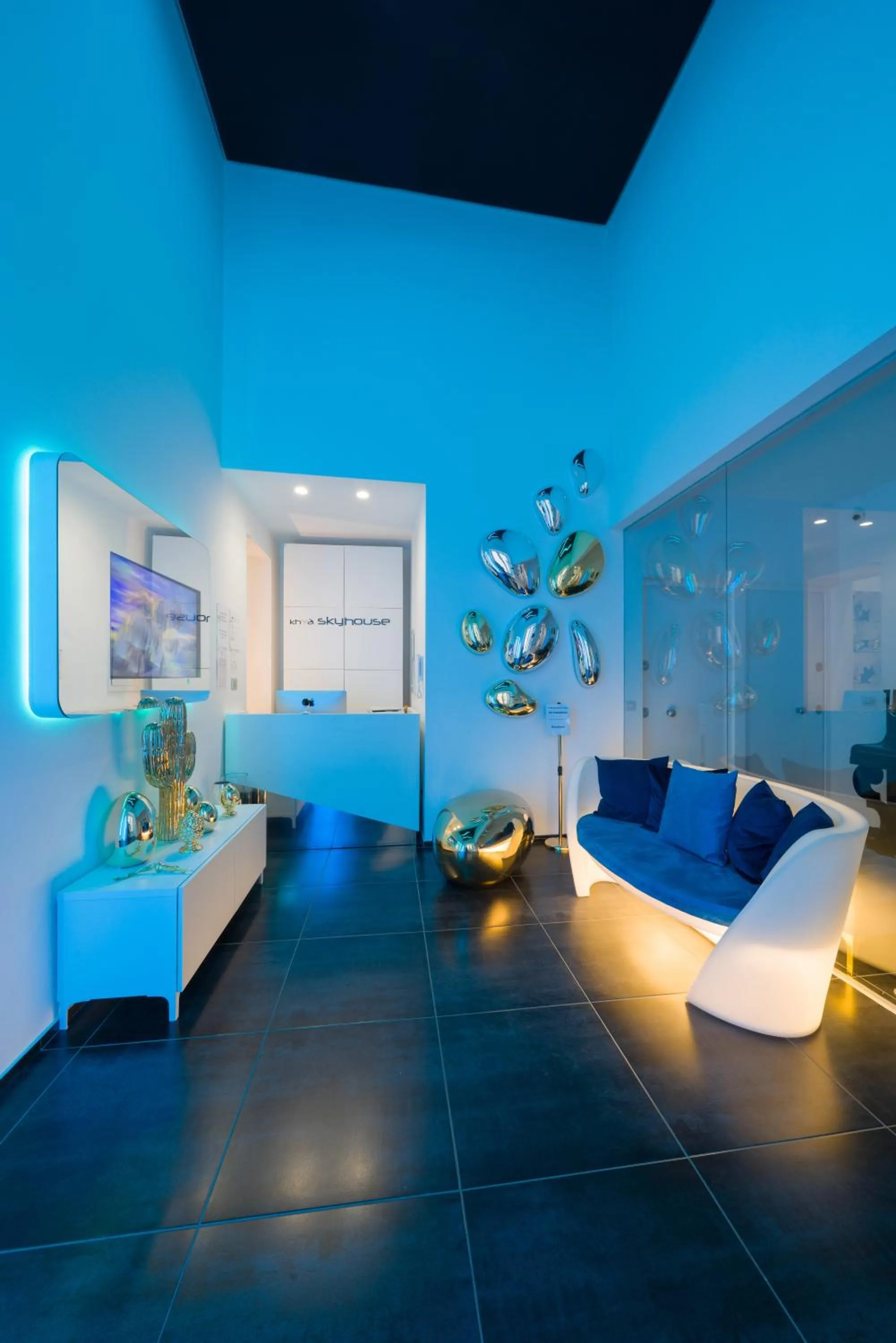 Bed in Skyhouse Chiaia