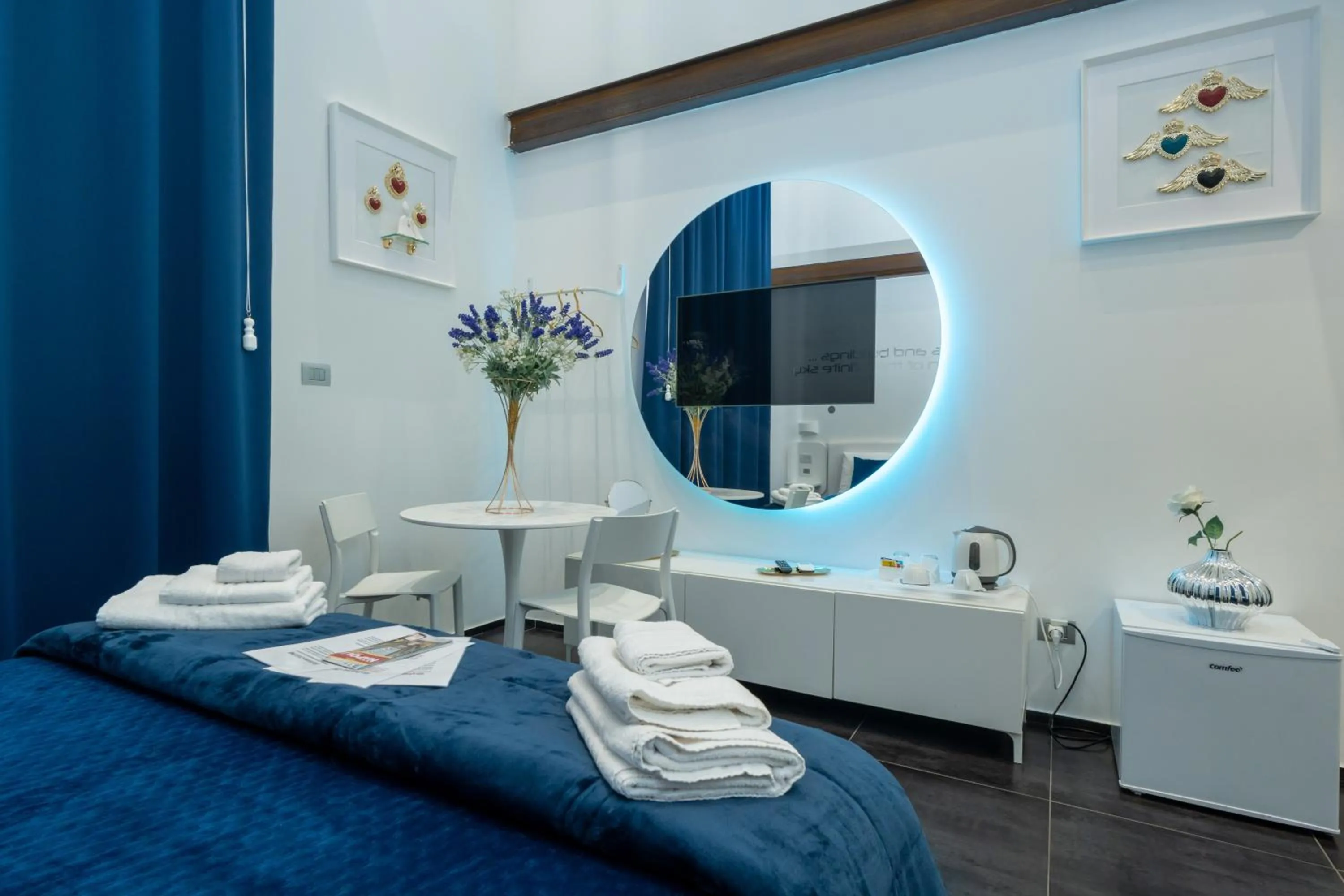 Bed in Skyhouse Chiaia