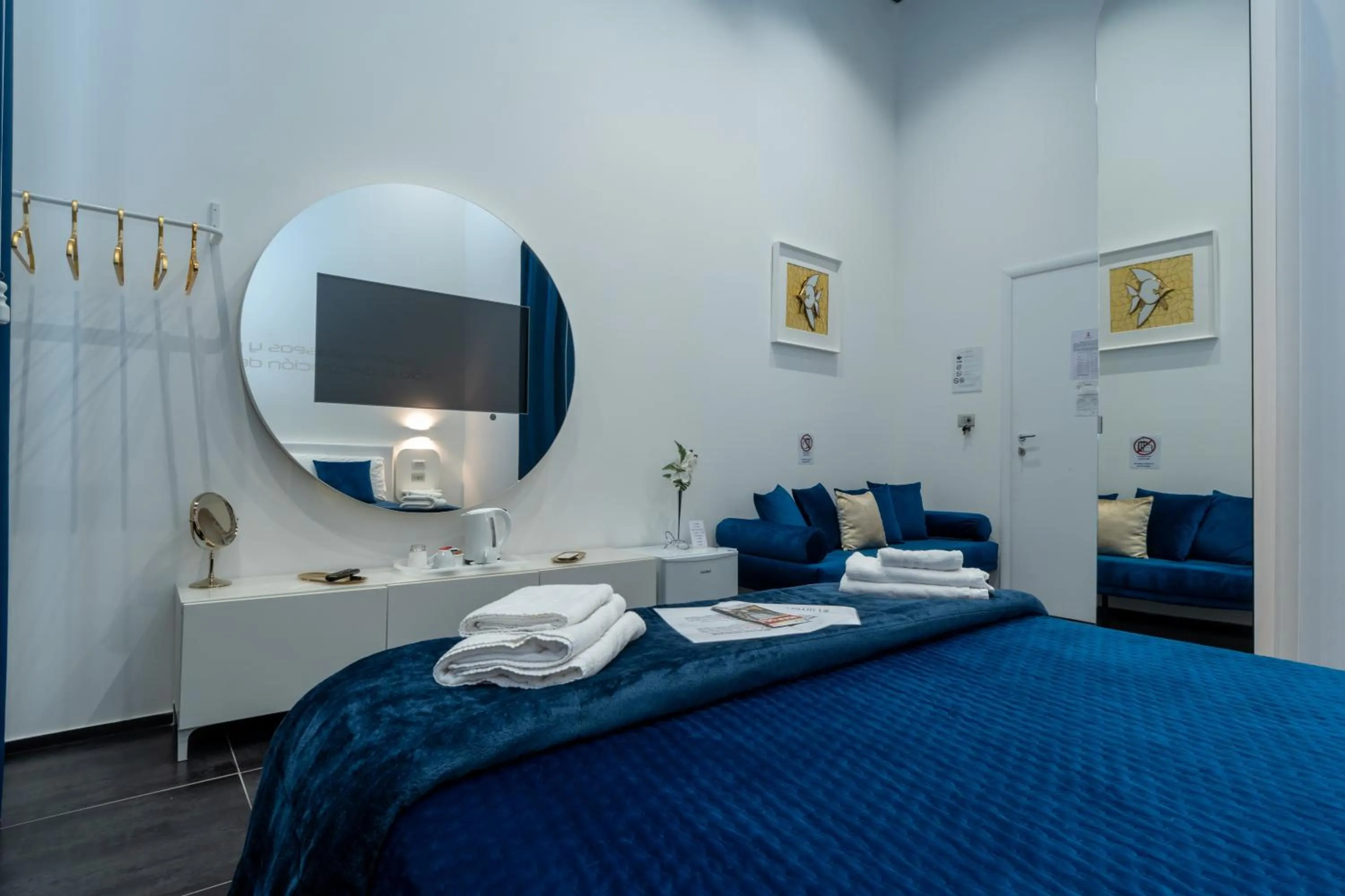 Bed in Skyhouse Chiaia