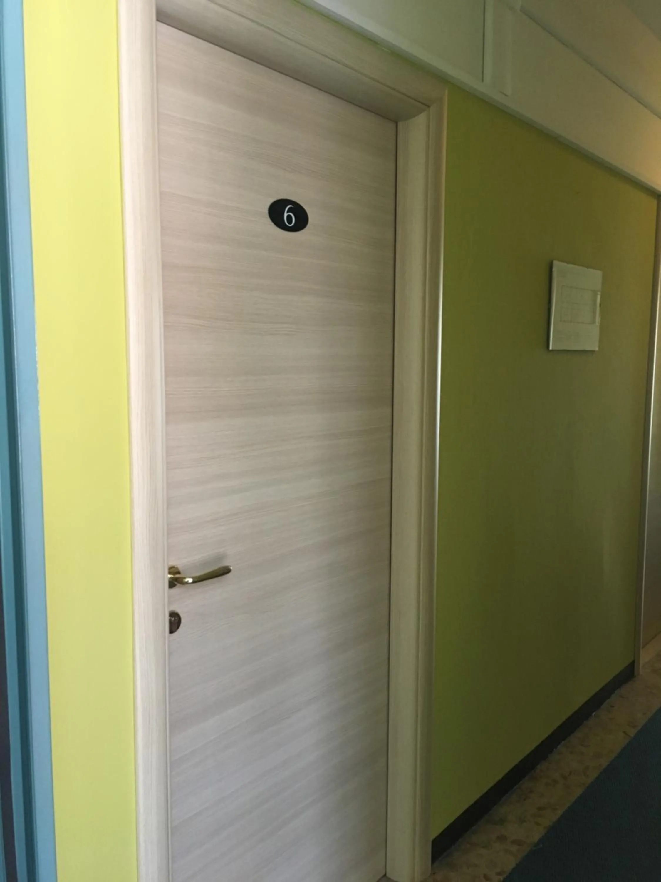 Text overlay in Hotel San Marco BB