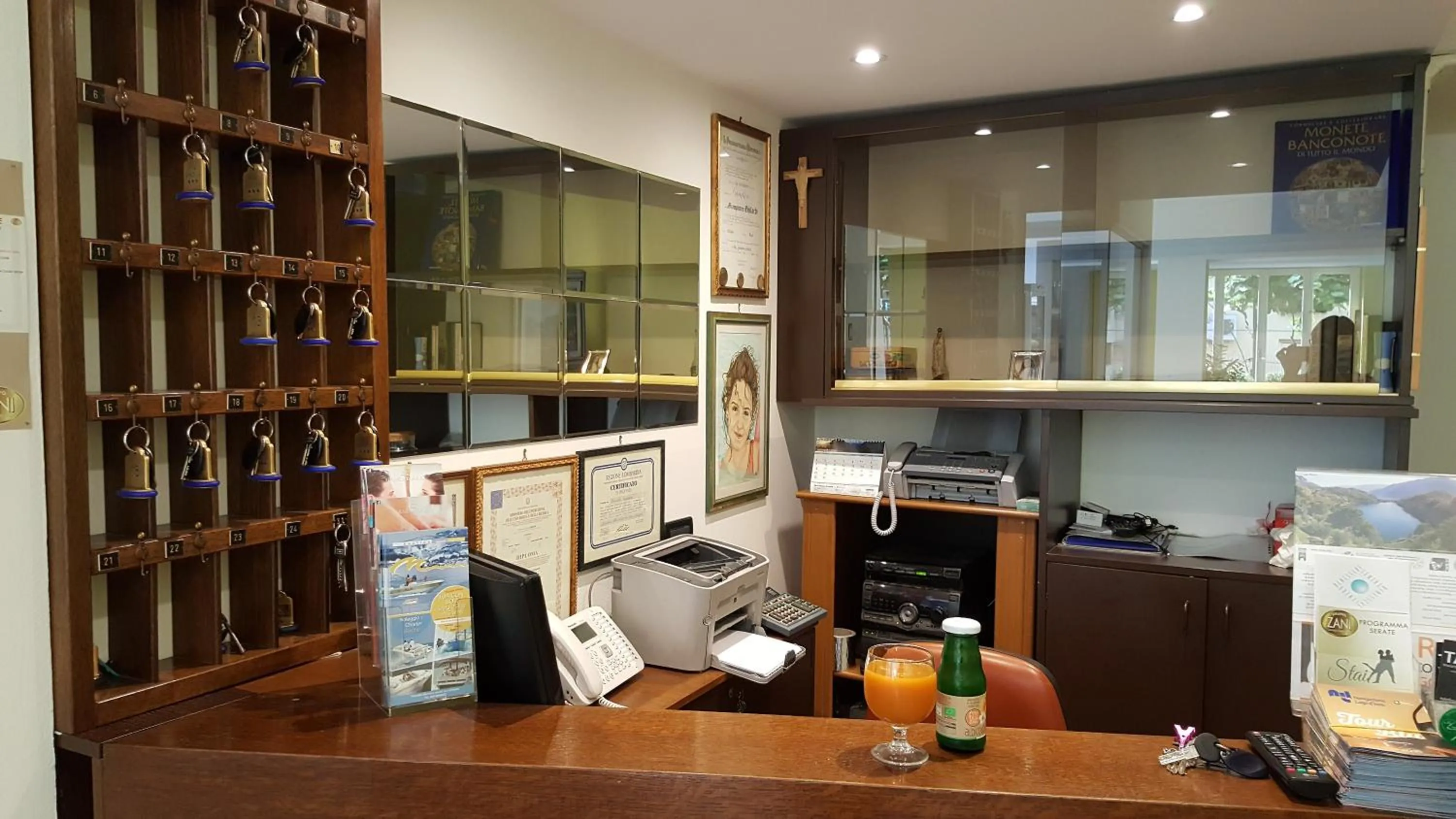 Lobby or reception in Hotel San Marco BB