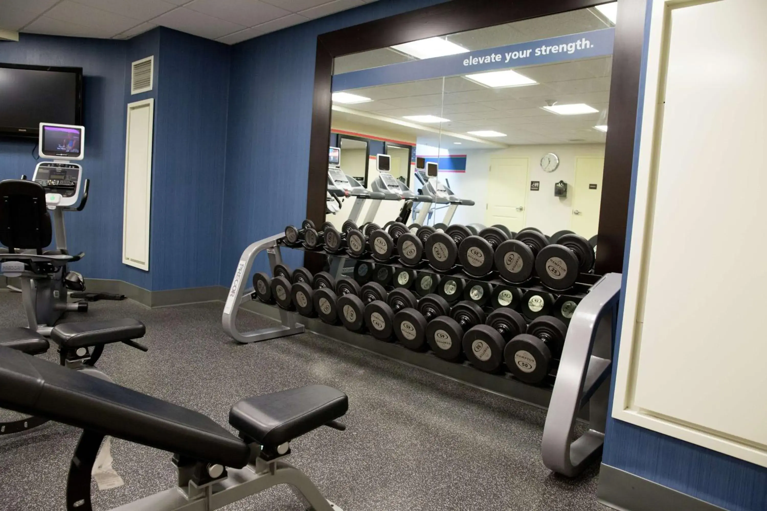 Fitness centre/facilities in Hampton Inn & Suites Providence Downtown Fitness centre/facilities in Hampton Inn & Suites Providence Downtown