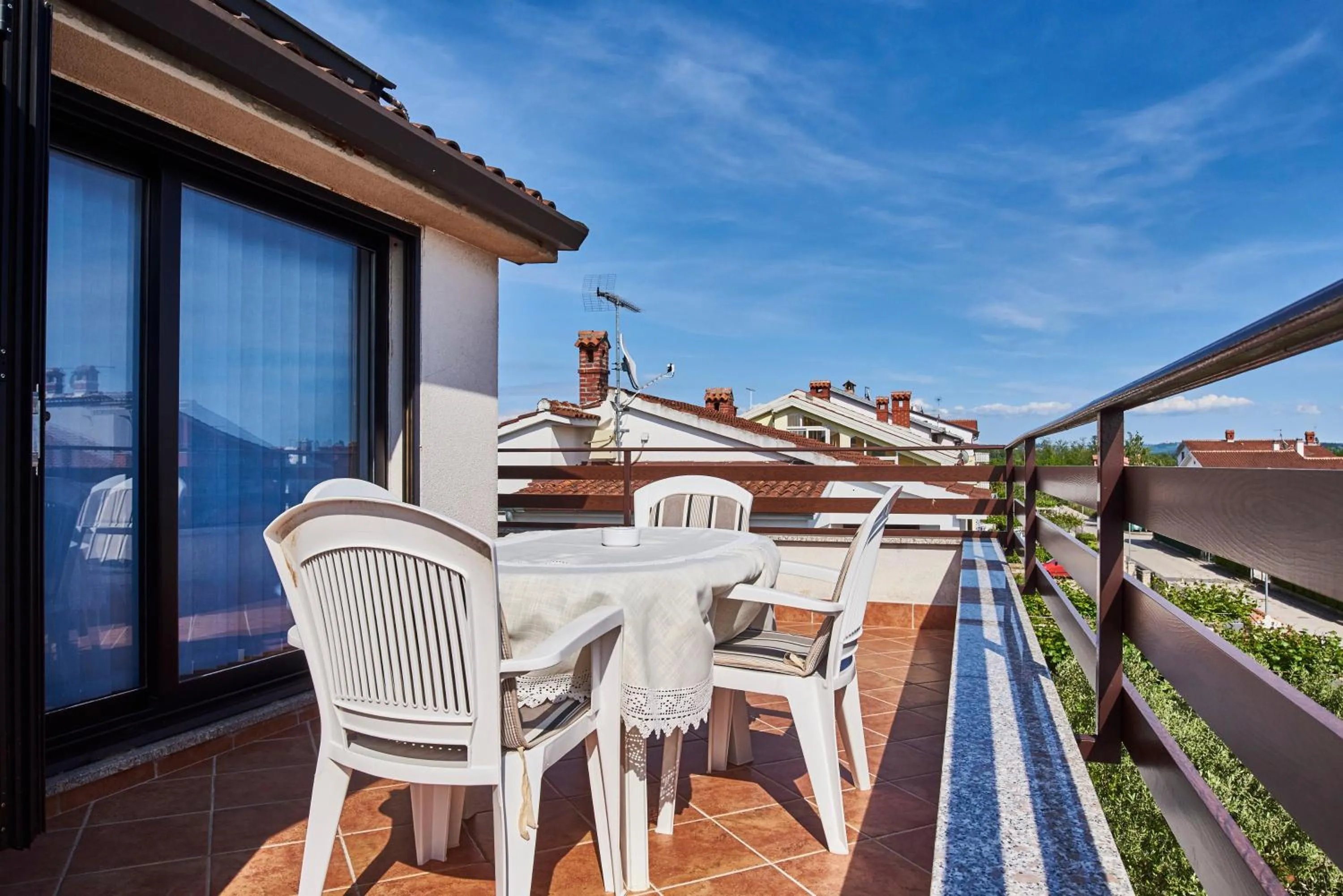 Balcony/Terrace in Lovely roses