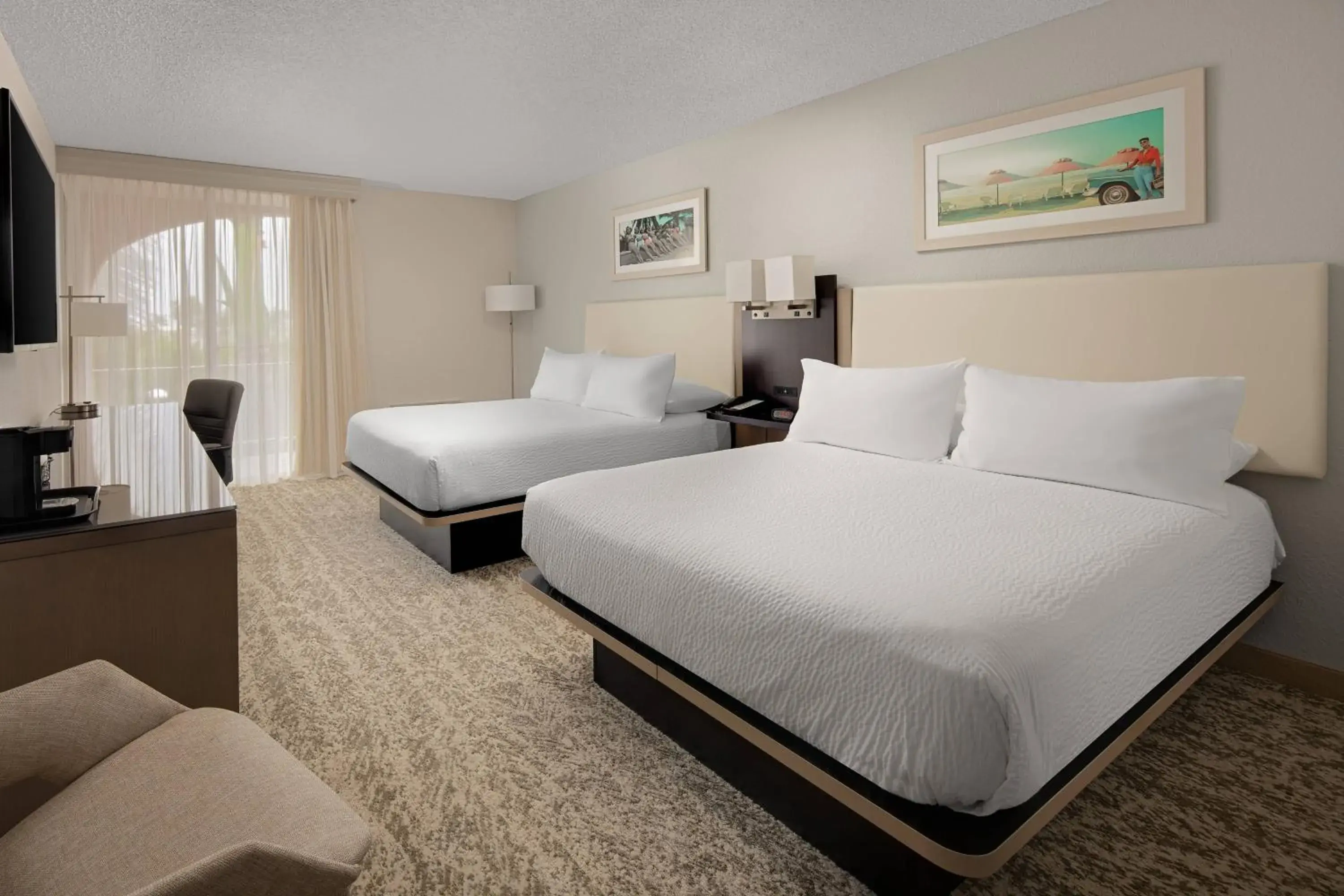 Queen Room with Two Queen Beds in Fairfield Inn and Suites by Marriott Palm Beach Queen Room with Two Queen Beds in Fairfield Inn and Suites by Marriott Palm Beach