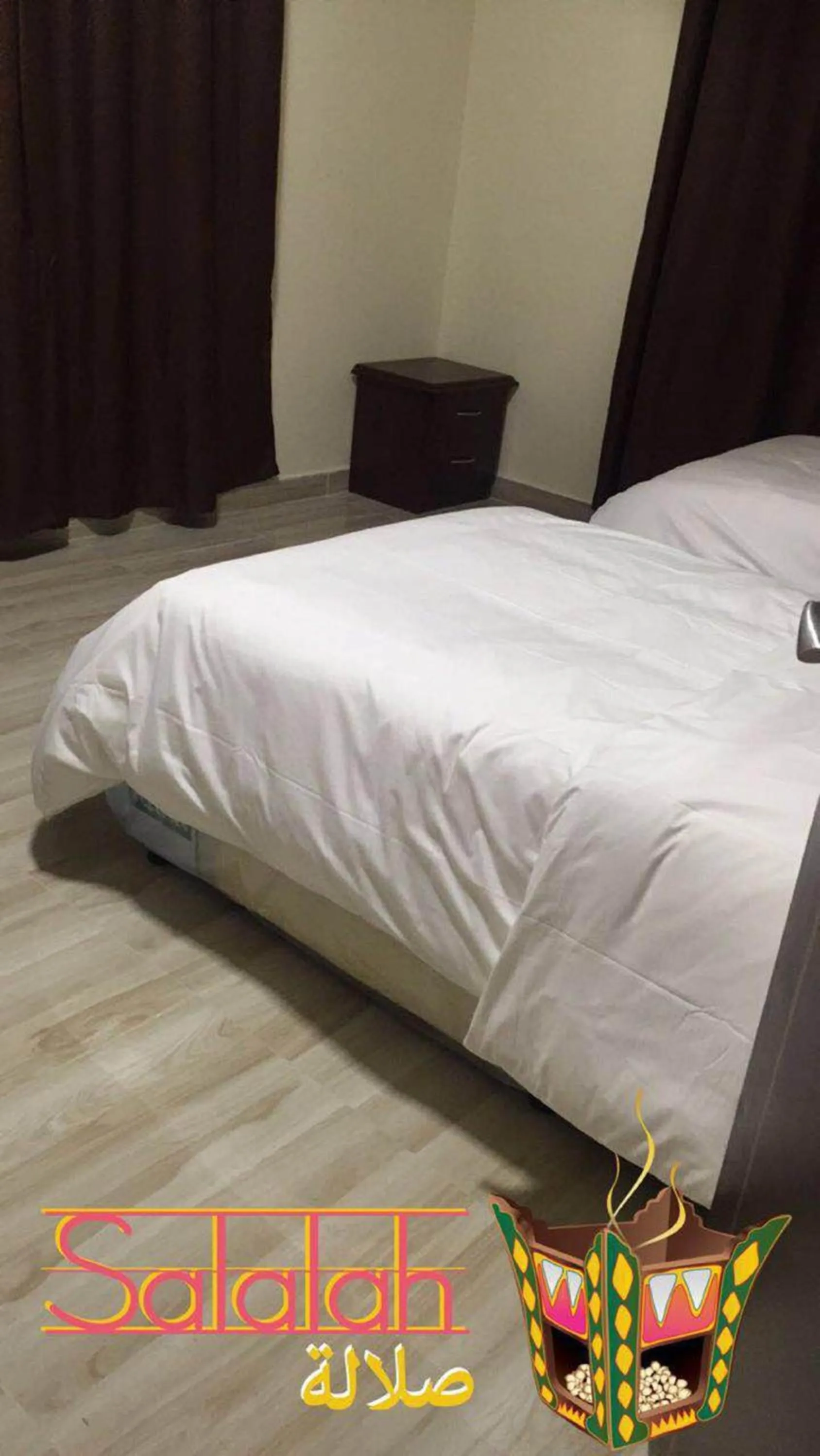 Text overlay, Bed in Al Noor Saadah Furnished Apartments