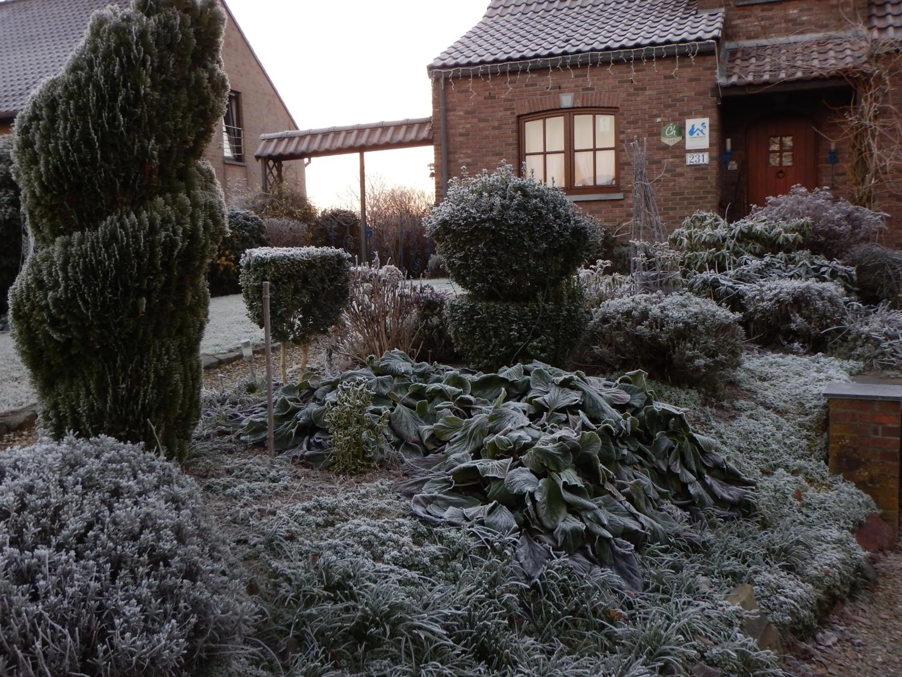 Facade/entrance in La Chrysalide