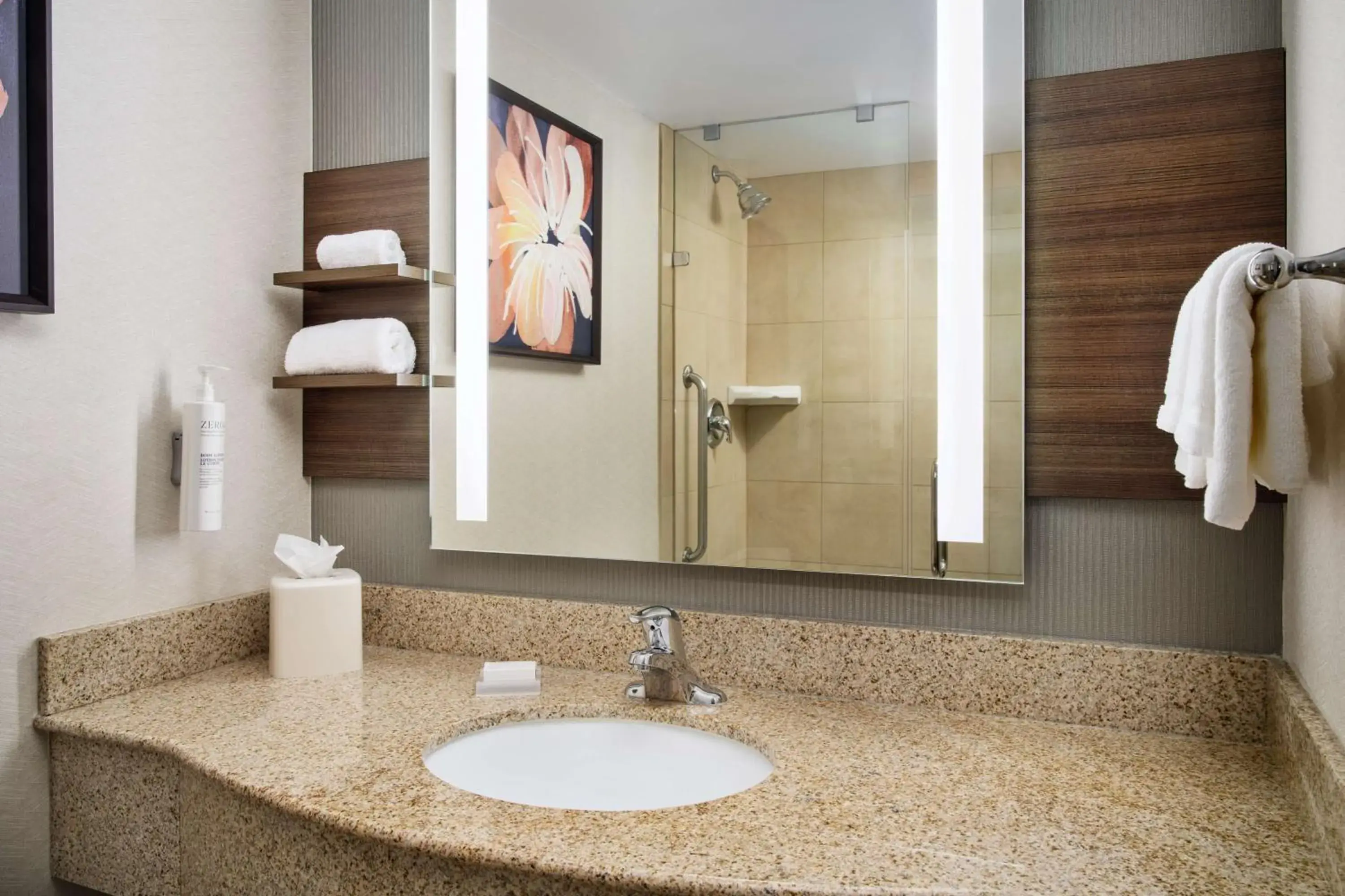 Bathroom in Hilton Garden Inn Schaumburg Bathroom in Hilton Garden Inn Schaumburg