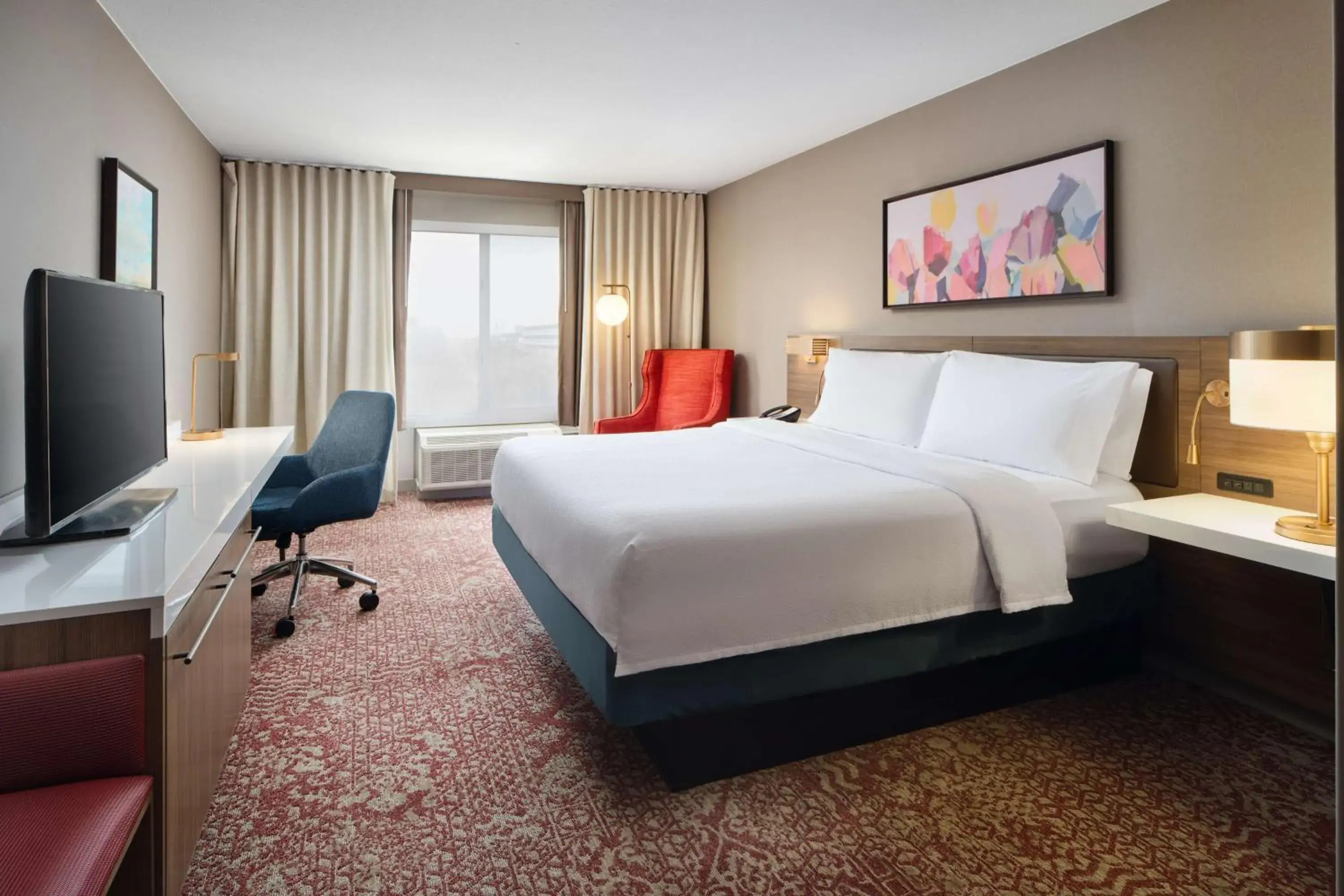 Bed in Hilton Garden Inn Schaumburg Bed in Hilton Garden Inn Schaumburg