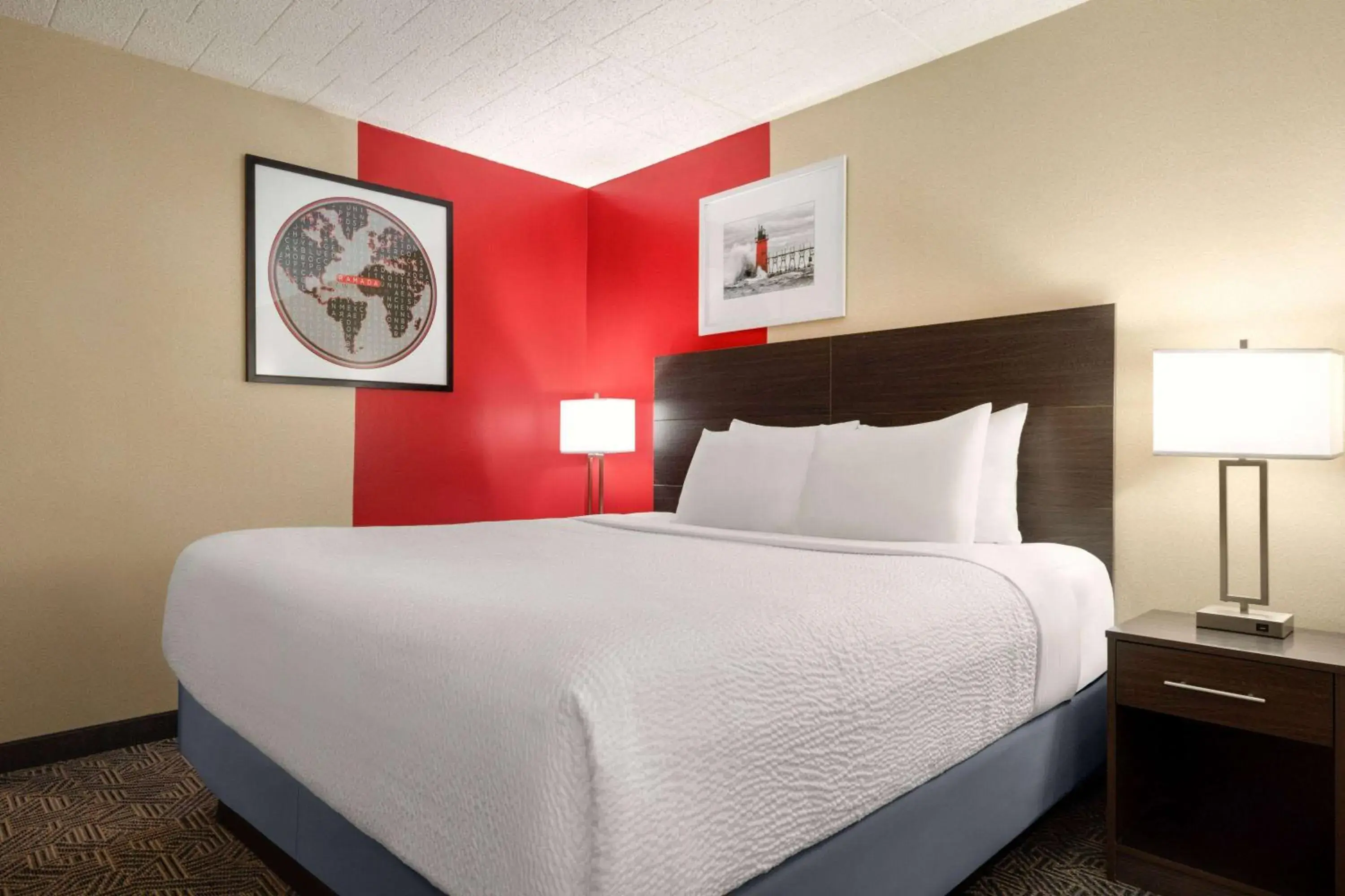 Photo of the whole room, Bed in Ramada by Wyndham Alpena Photo of the whole room, Bed in Ramada by Wyndham Alpena