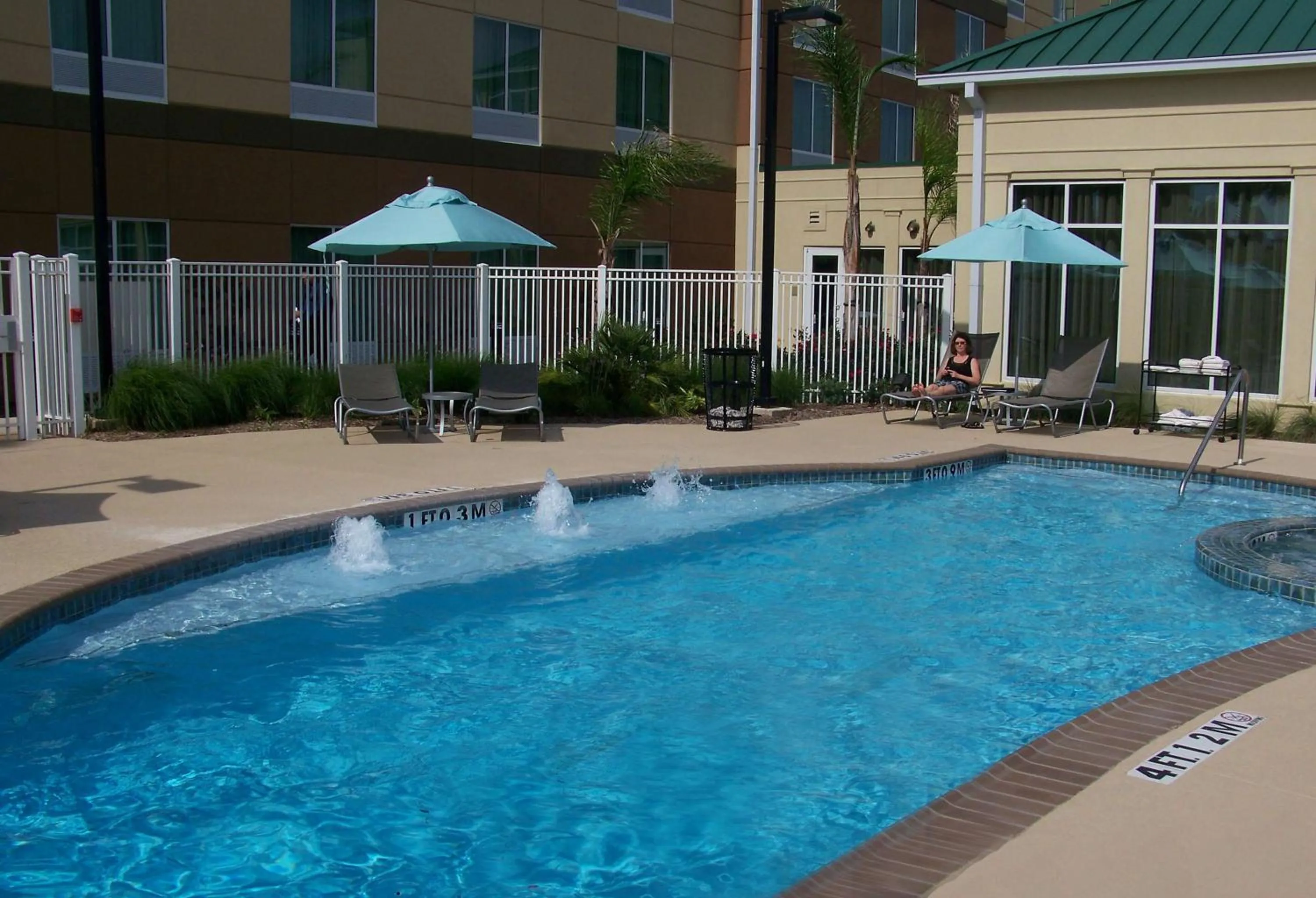 Pool view in Hilton Garden Inn Houston-Pearland