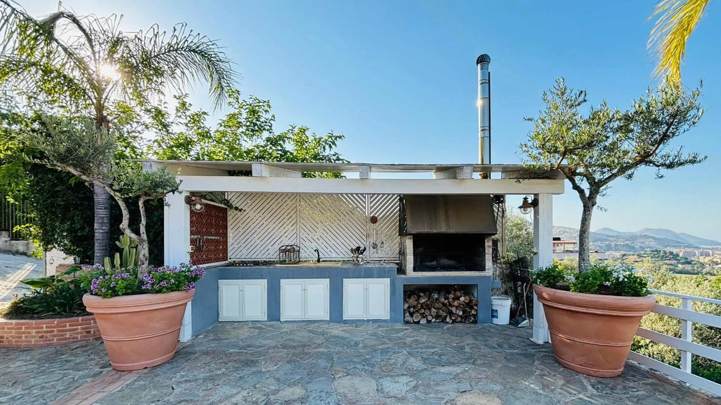 BBQ facilities in B&B Sole e Luna