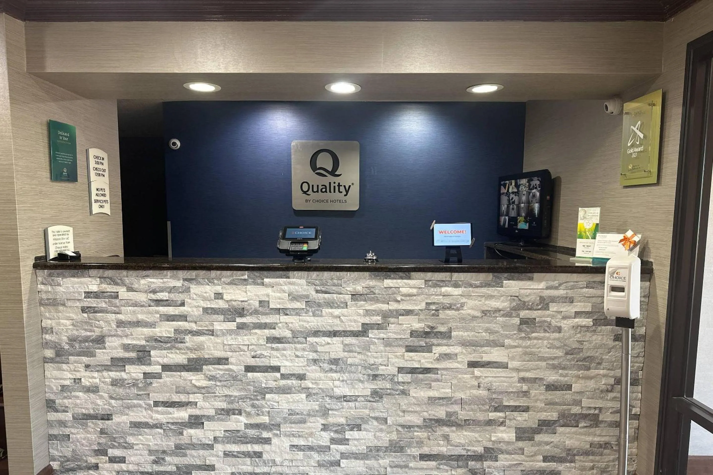 Lobby or reception in Quality Inn Hillsboro