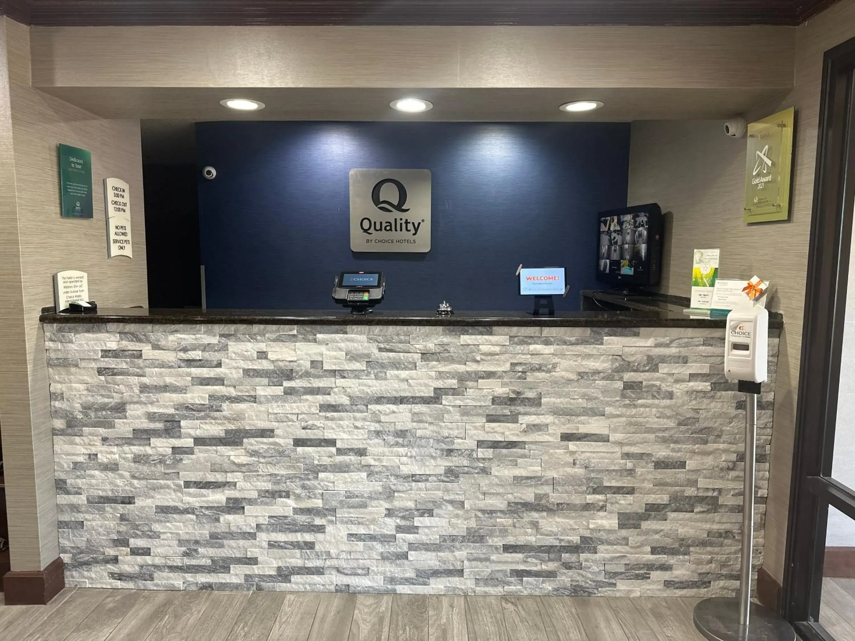 Lobby or reception in Quality Inn Lobby or reception in Quality Inn