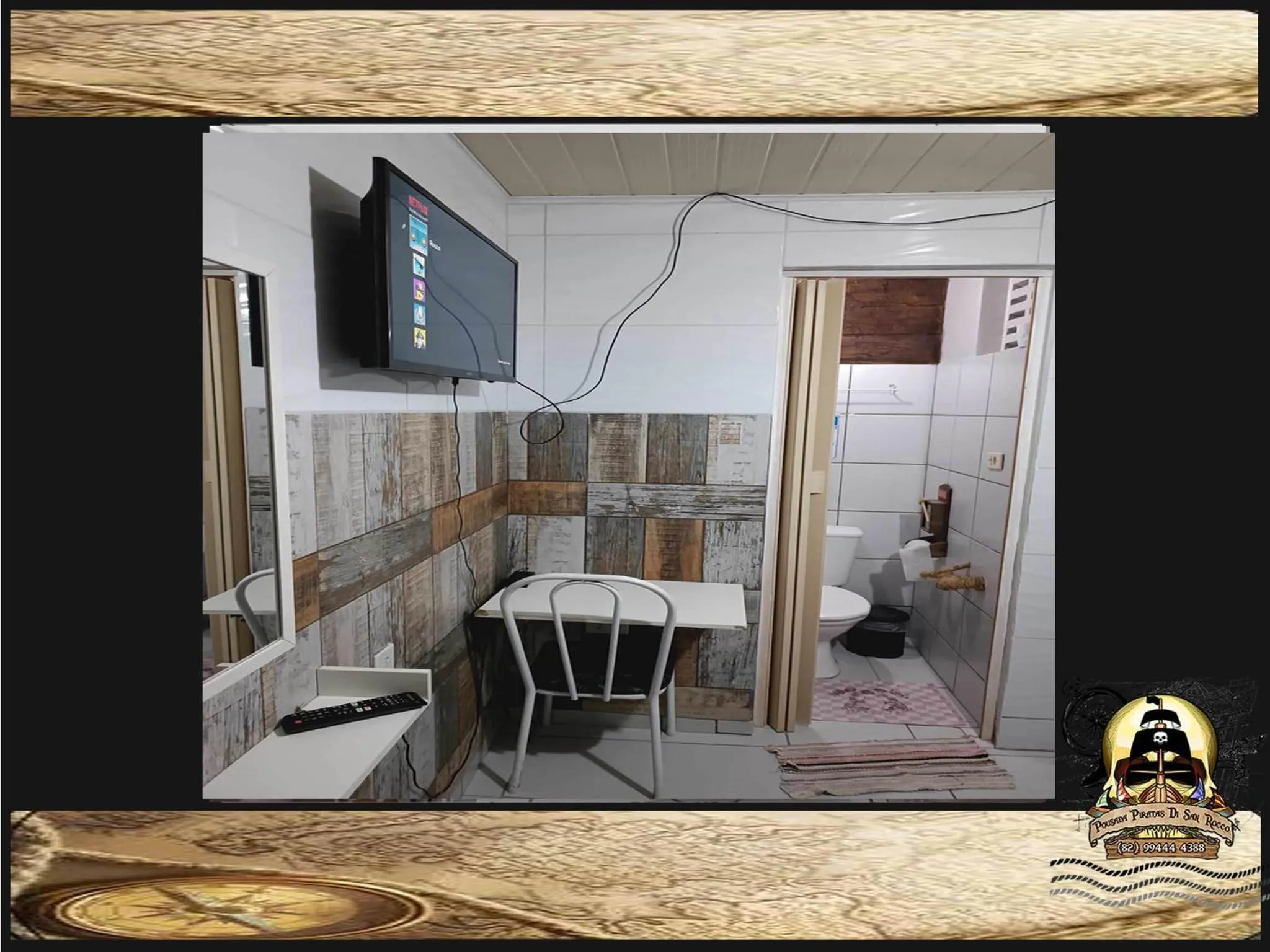 Bathroom in Pousada Piratas Di San Rocco