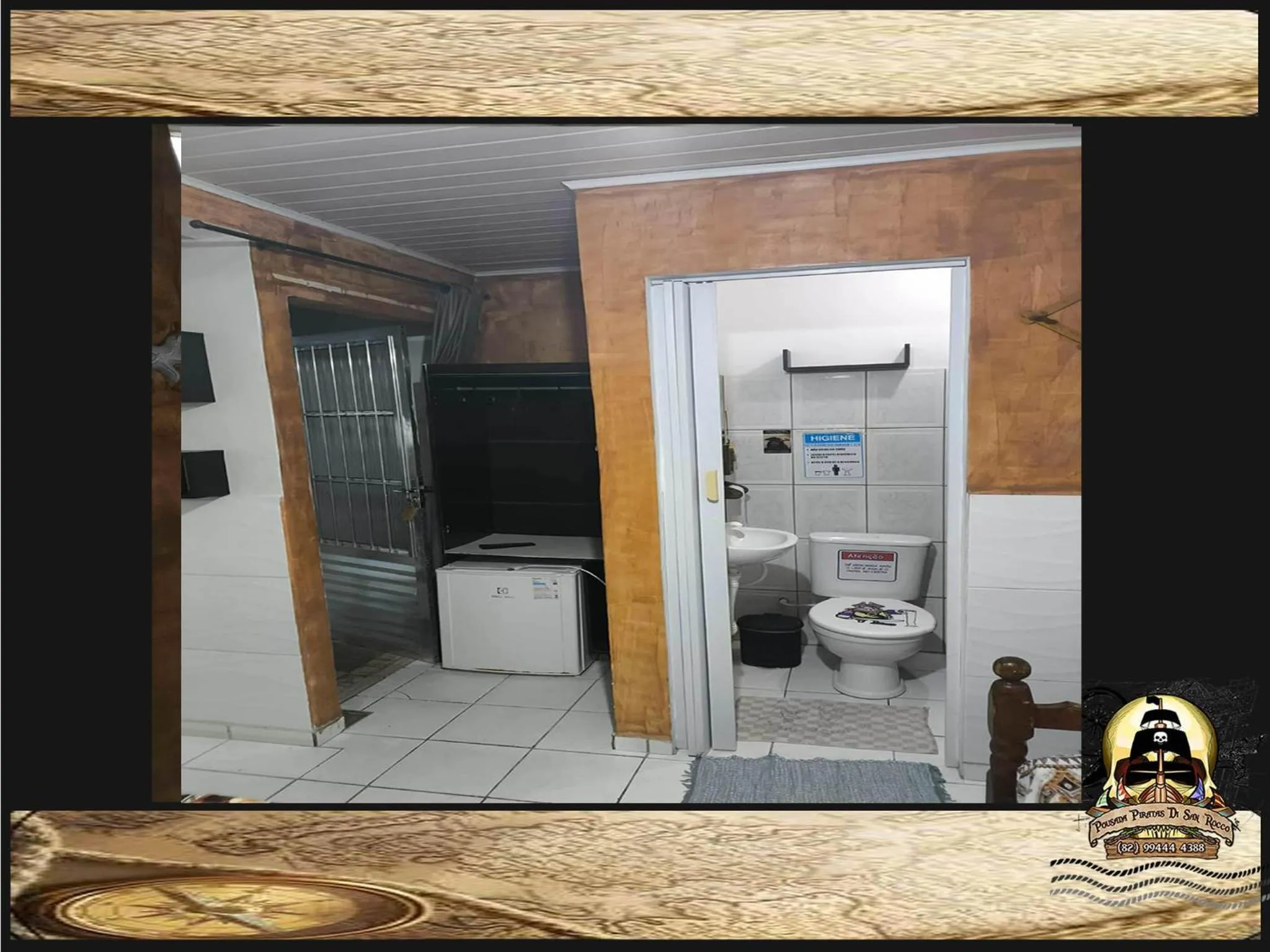 Bathroom in Pousada Piratas Di San Rocco