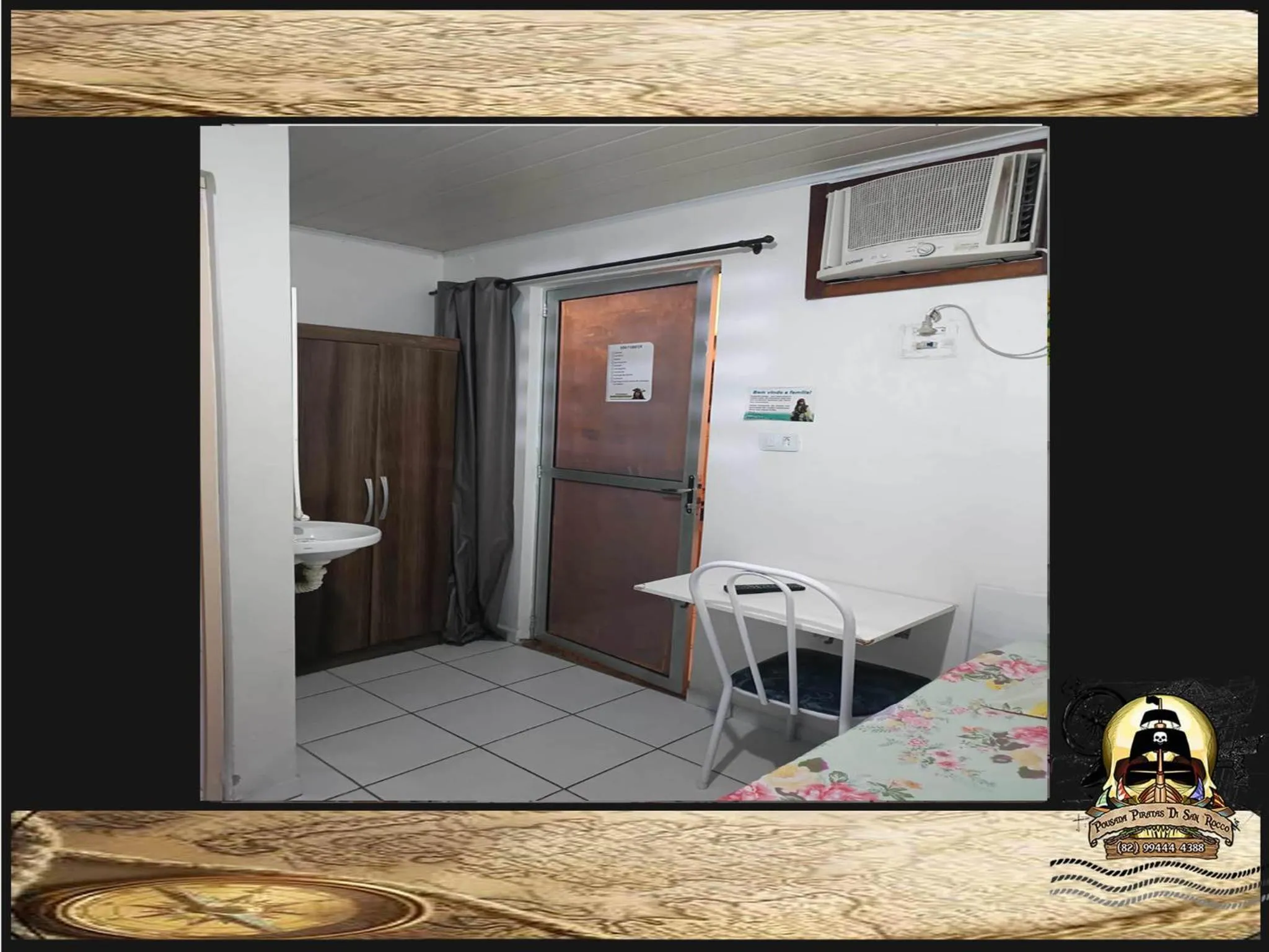 Bedroom in Pousada Piratas Di San Rocco