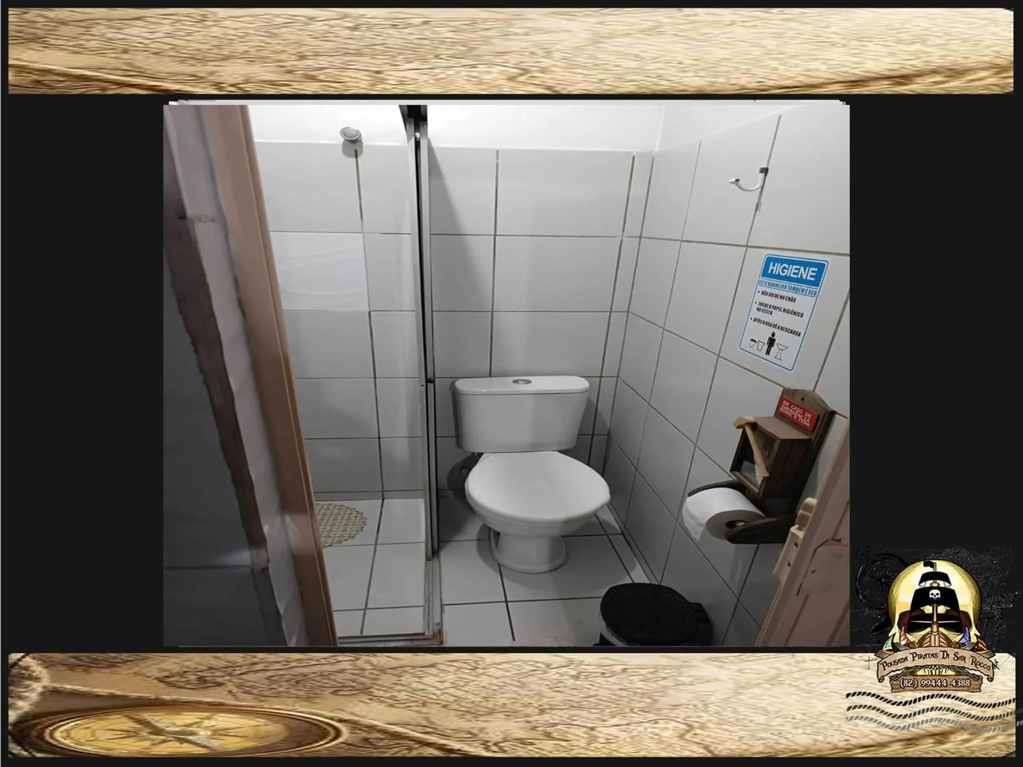 Bathroom in Pousada Piratas Di San Rocco