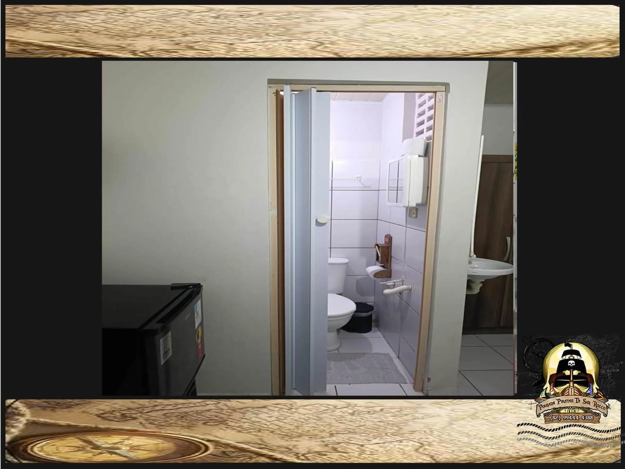 Bathroom in Pousada Piratas Di San Rocco