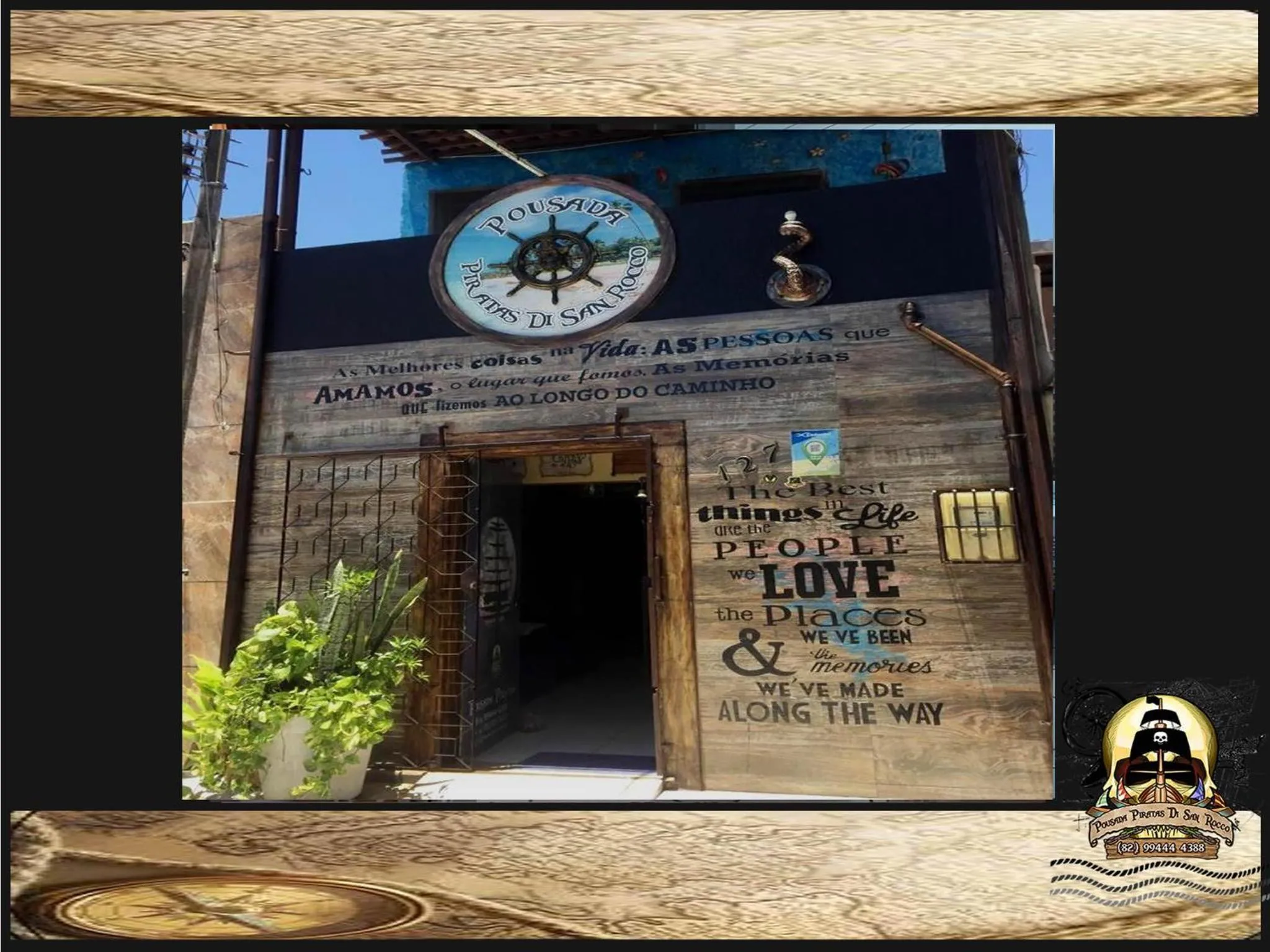 Logo/Certificate/Sign in Pousada Piratas Di San Rocco