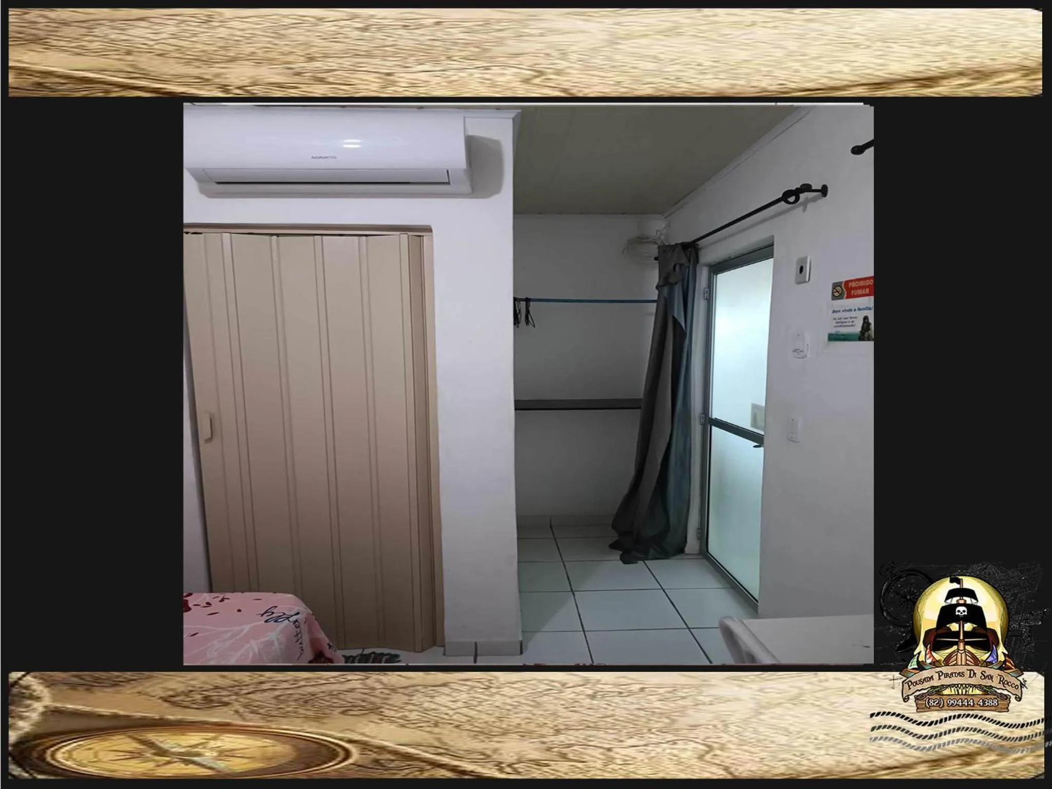 Bedroom in Pousada Piratas Di San Rocco