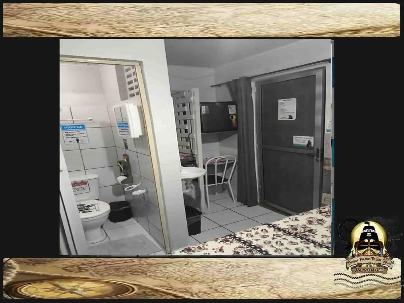 Bathroom in Pousada Piratas Di San Rocco