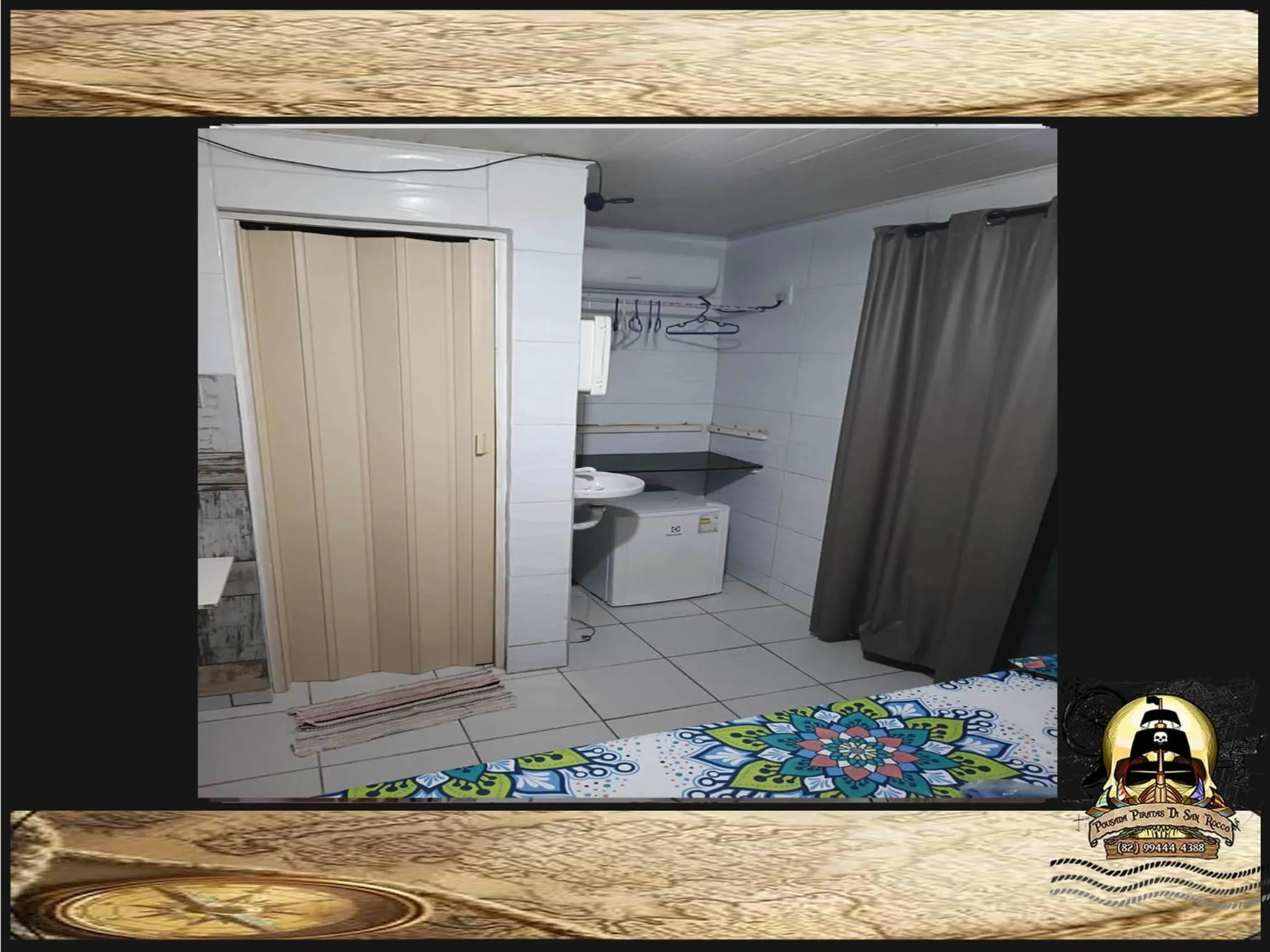 Bathroom in Pousada Piratas Di San Rocco