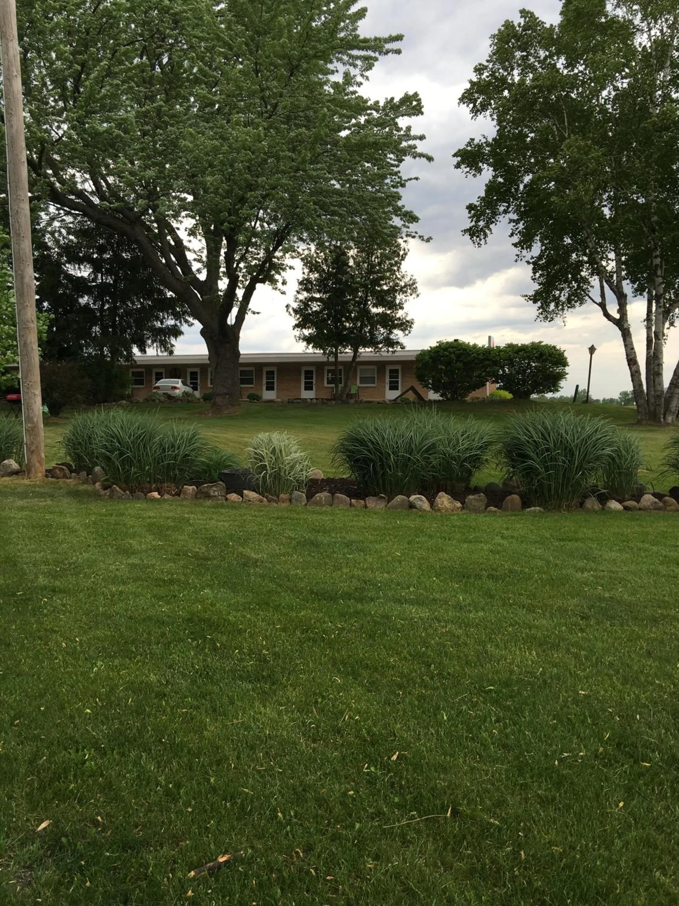 Garden in The Triangle Motel