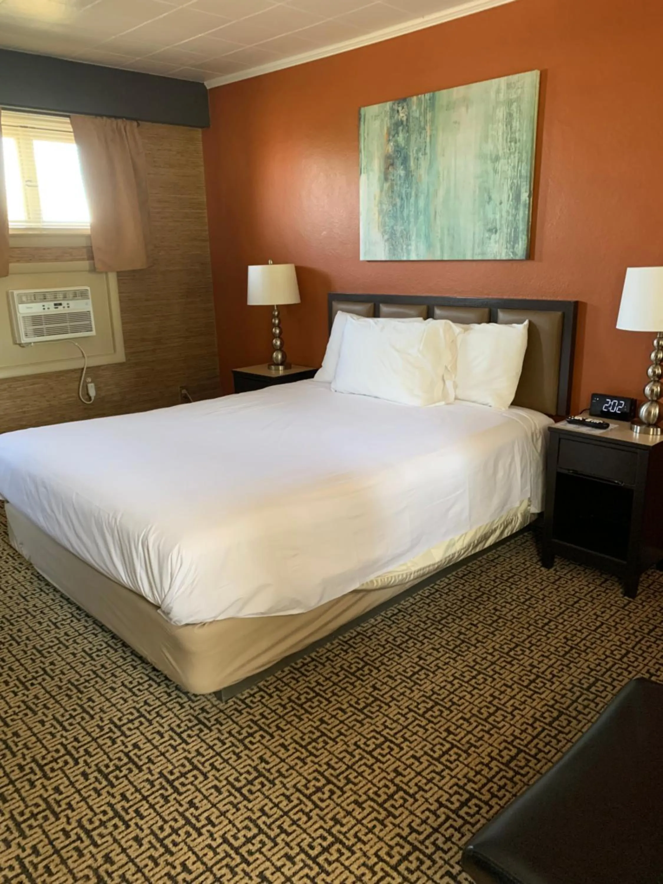 Bed in The Triangle Motel