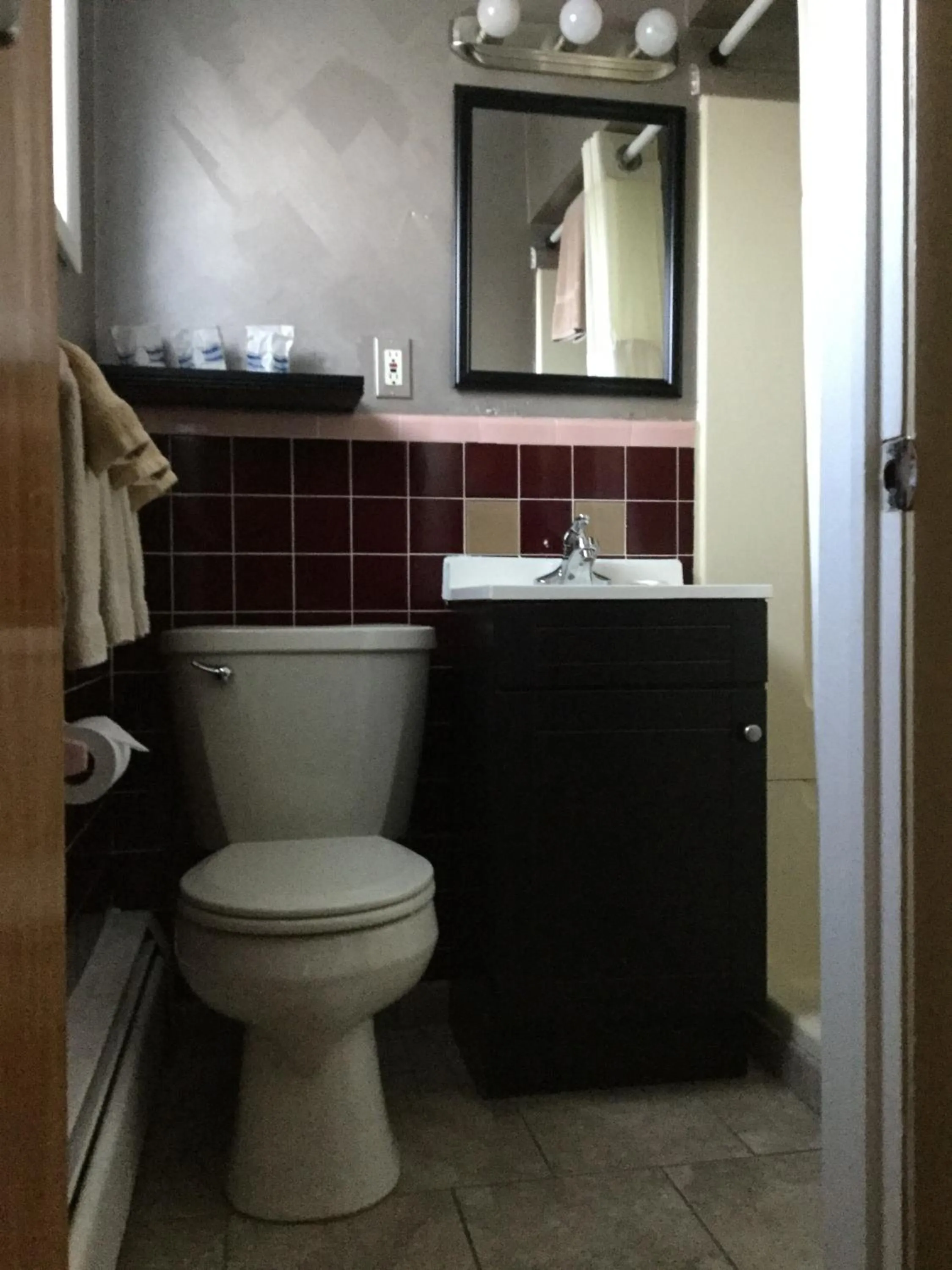 Bathroom in The Triangle Motel