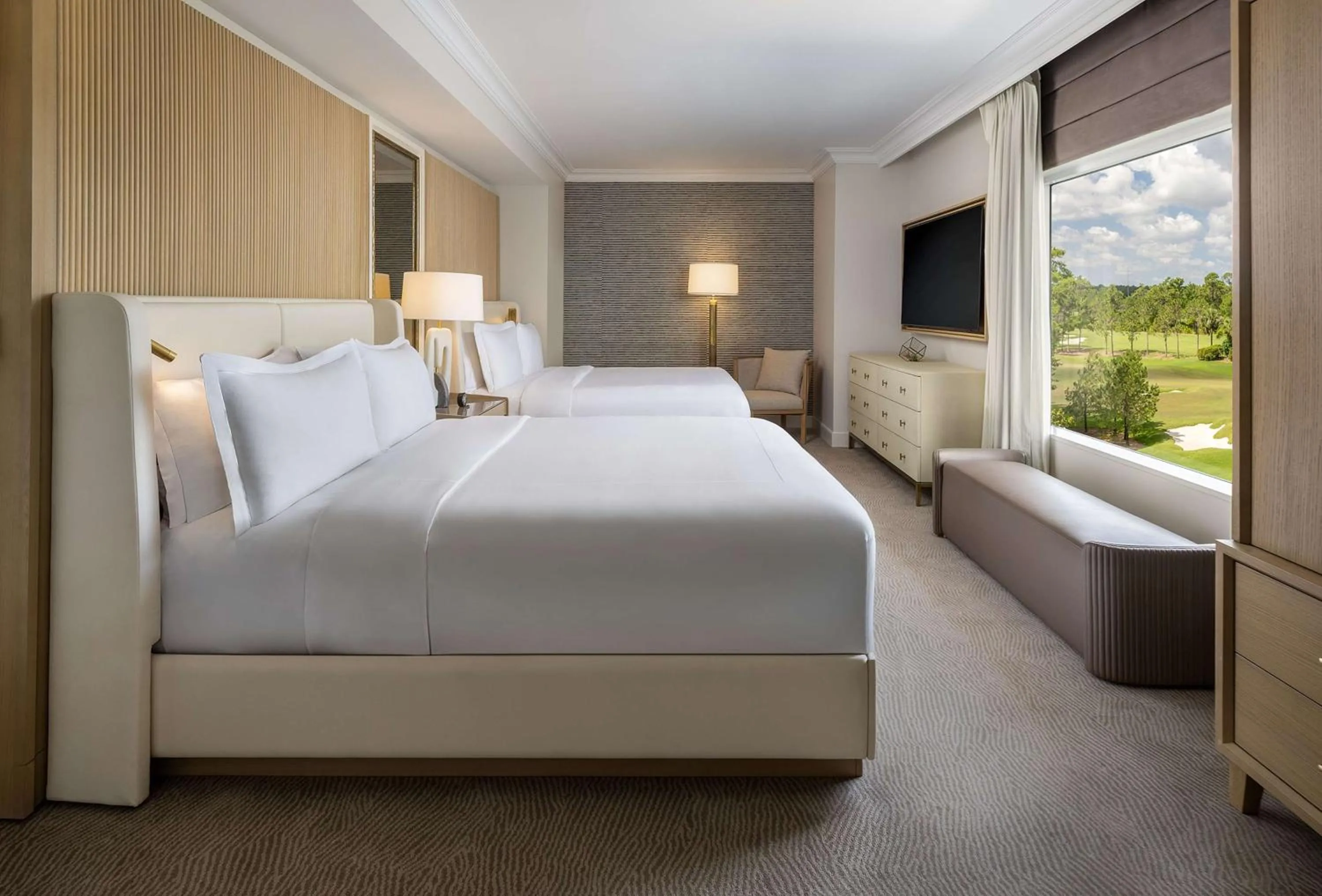 Bed in Waldorf Astoria Orlando - An Official Walt Disney World Hotel