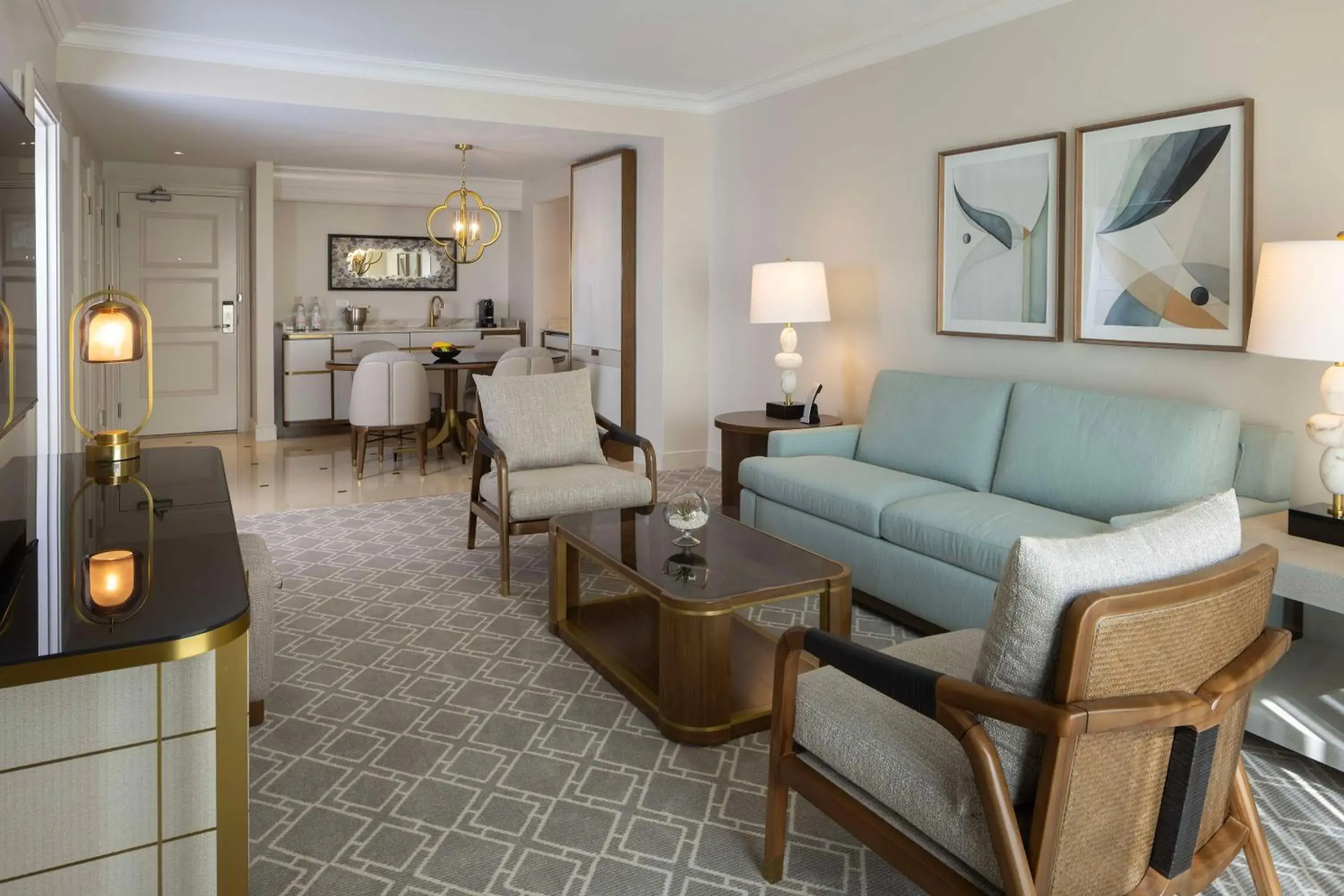 Living room in Waldorf Astoria Orlando - An Official Walt Disney World Hotel Living room in Waldorf Astoria Orlando - An Official Walt Disney World Hotel