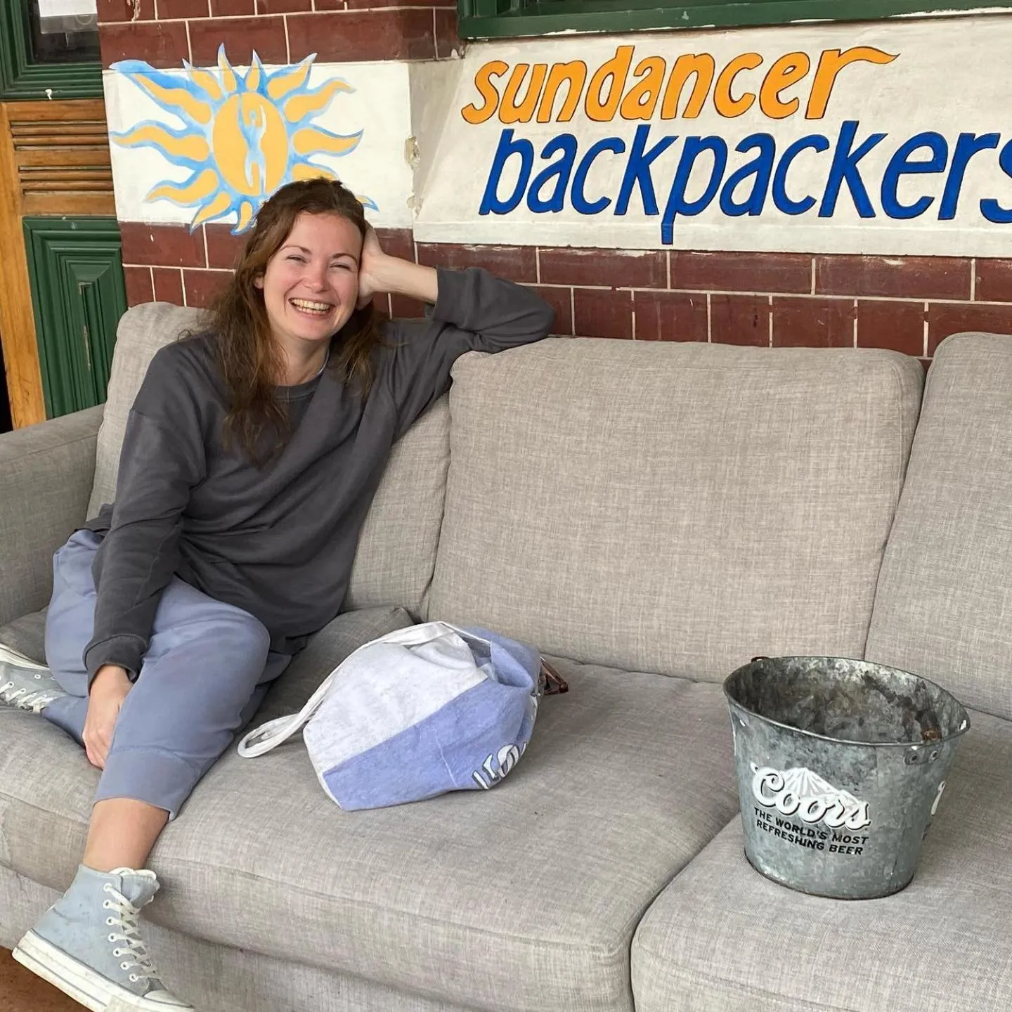 People in Sundancer Backpackers Hostel